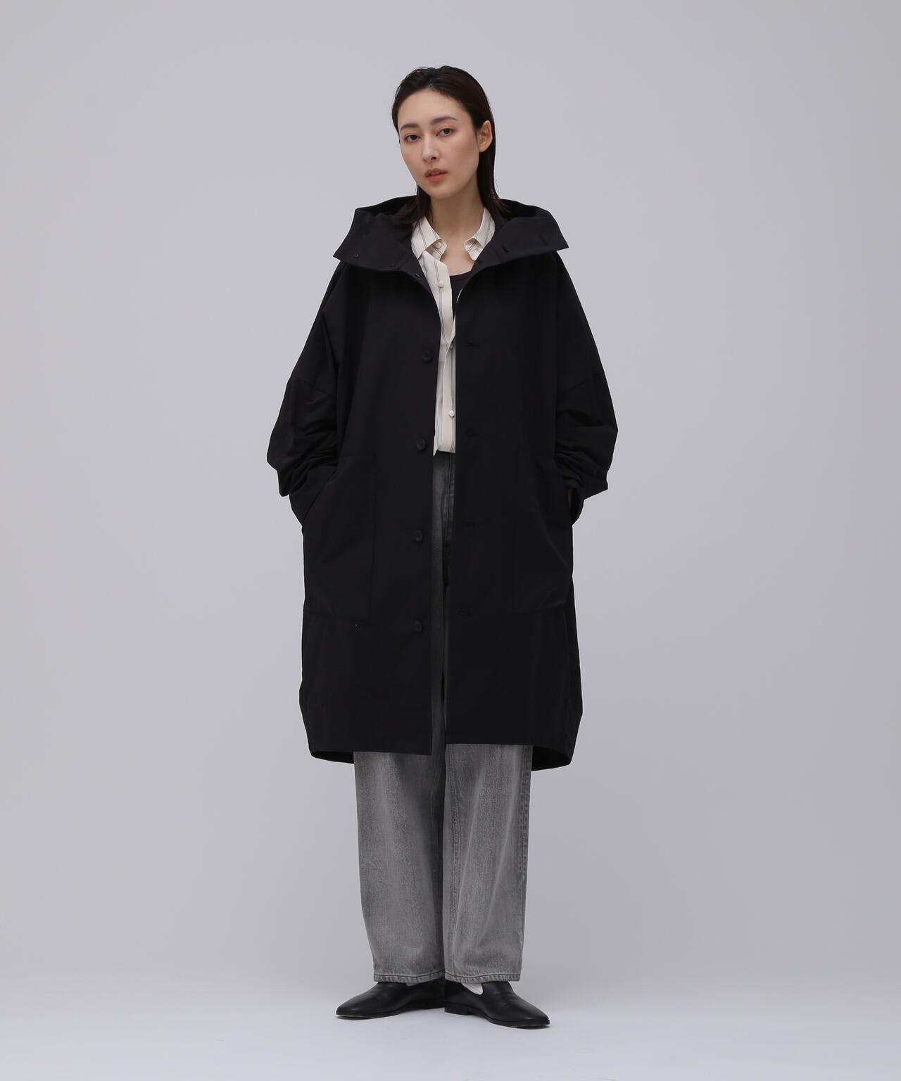 THE LIBRARY / [UNISEX] N/P WEATHER COAT