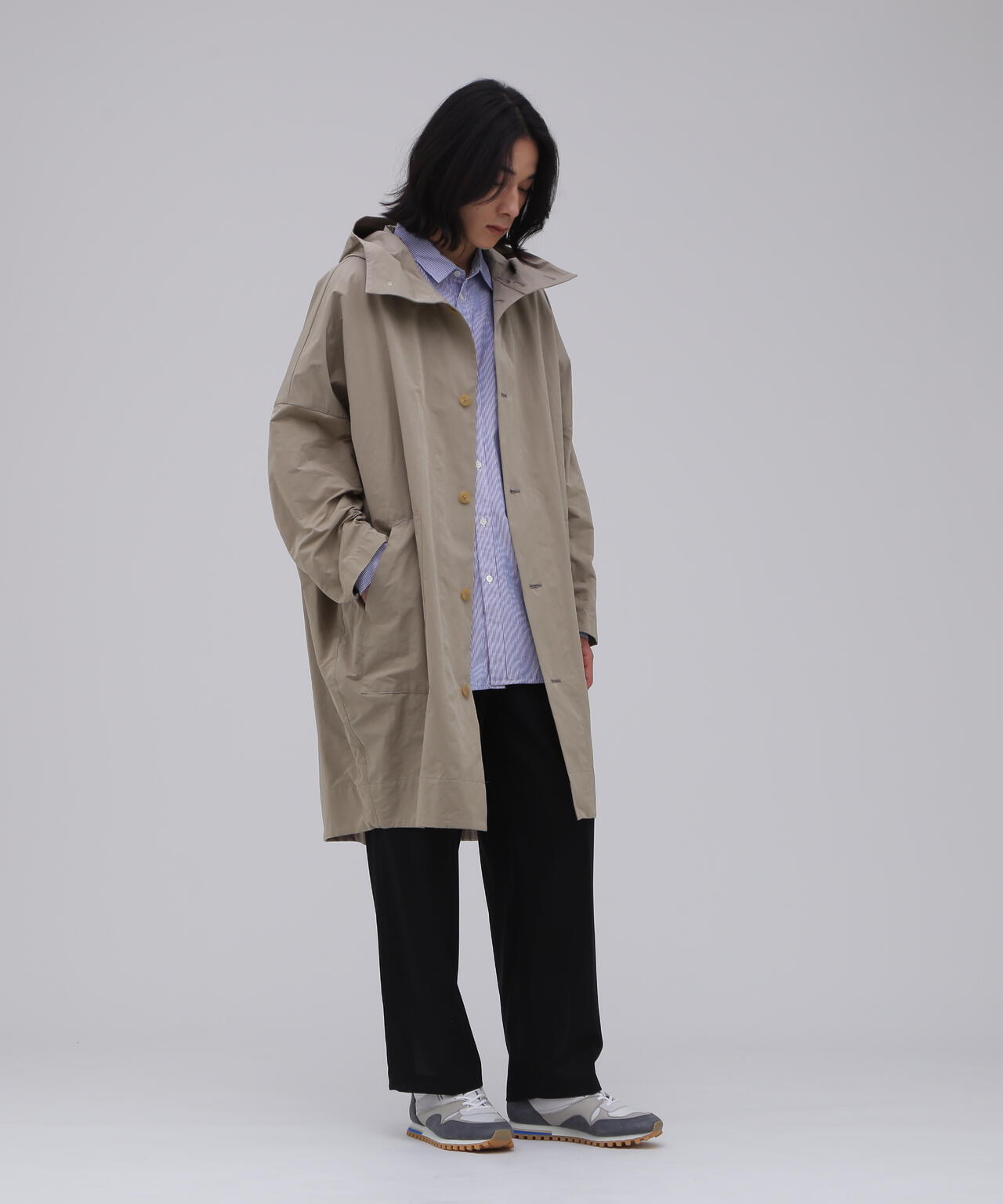 THE LIBRARY / [UNISEX] N/P WEATHER COAT