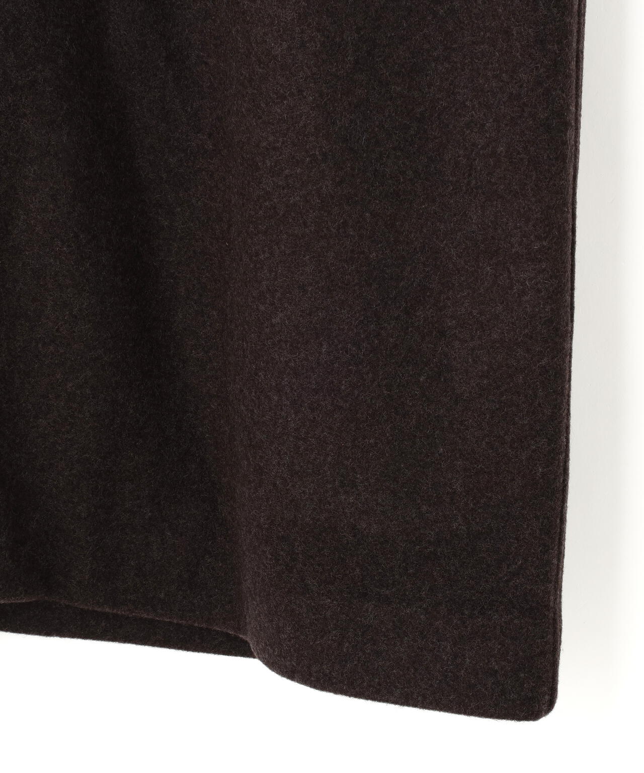 THE LIBRARY / [UNISEX] SUPER100'S WOOL MELTON BAL COLLAR COAT
