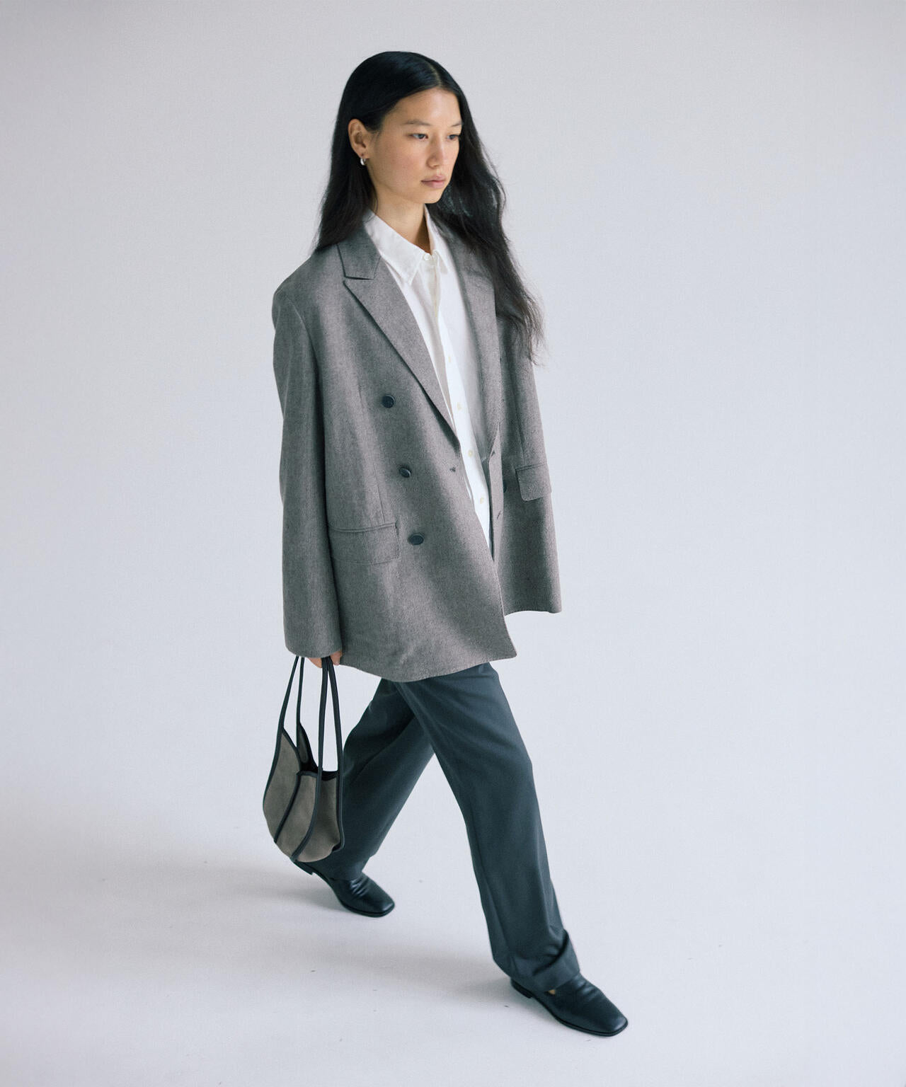 THE LIBRARY / [UNISEX] WOOL TROPICAL EASY TROUSERS