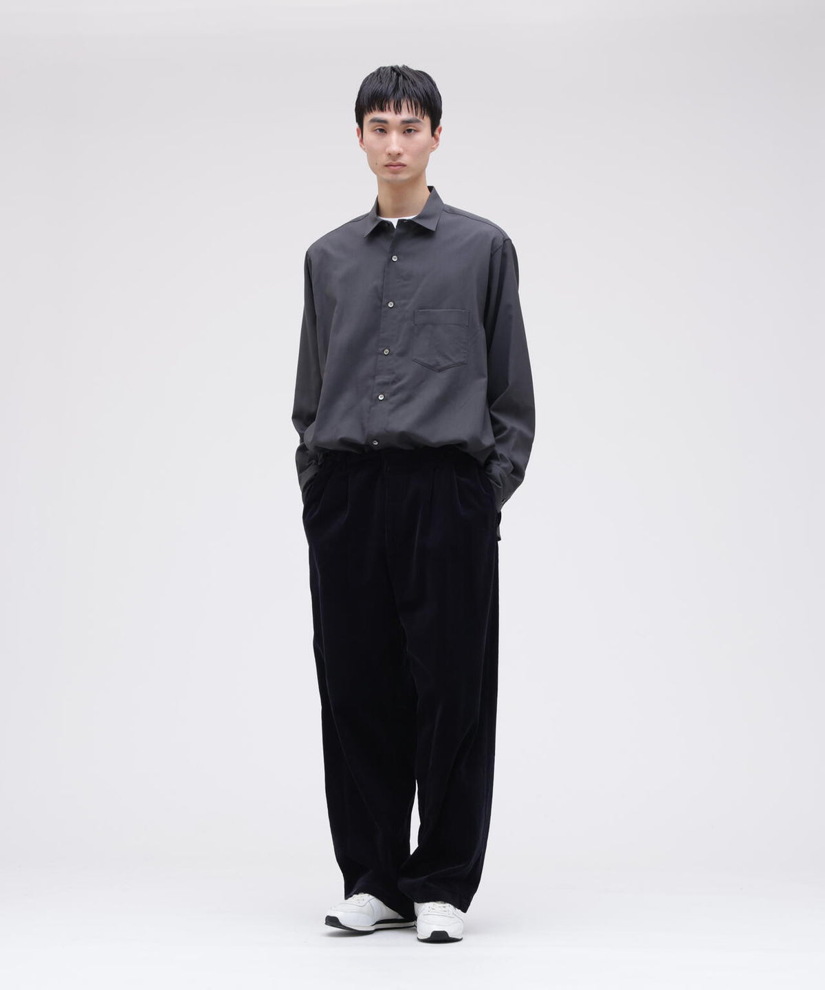 THE LIBRARY / [UNISEX] WOOL TROPICAL SHIRT