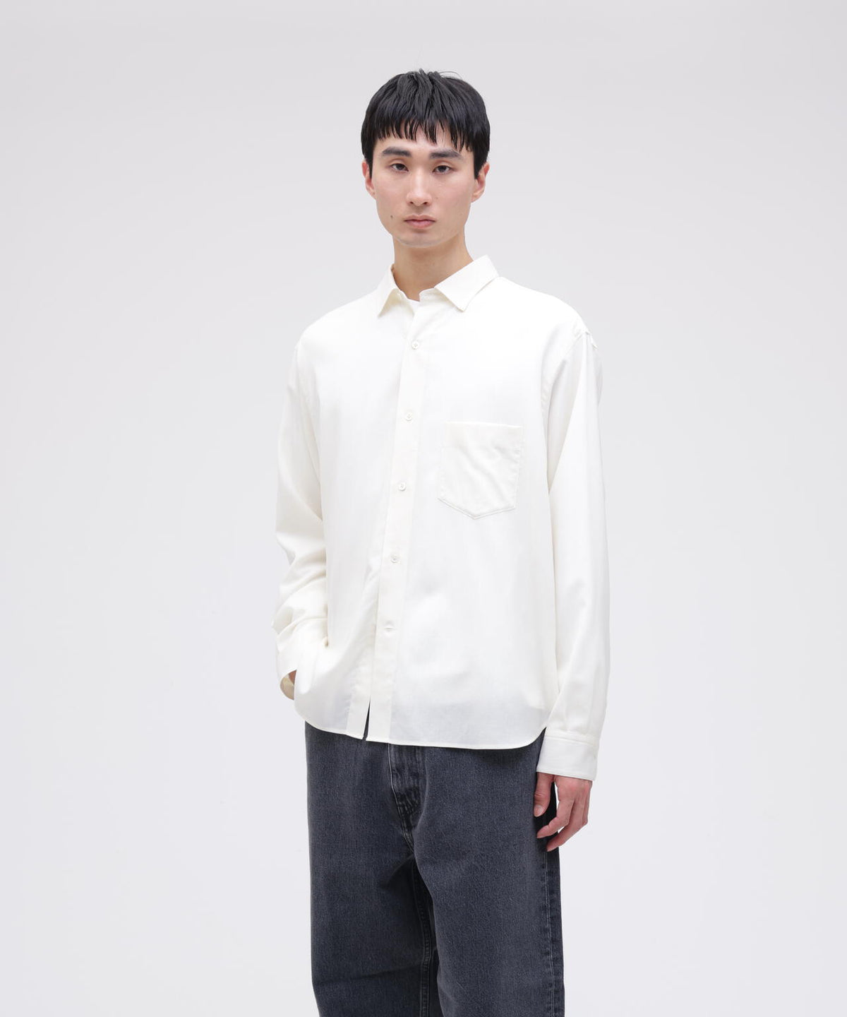 THE LIBRARY / [UNISEX] WOOL TROPICAL SHIRT