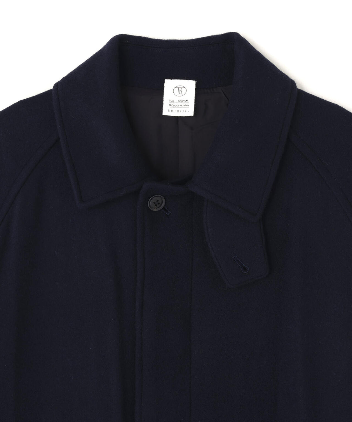 THE LIBRARY / [UNISEX] SUPER100'S WOOL MELTON BAL COLLAR COAT
