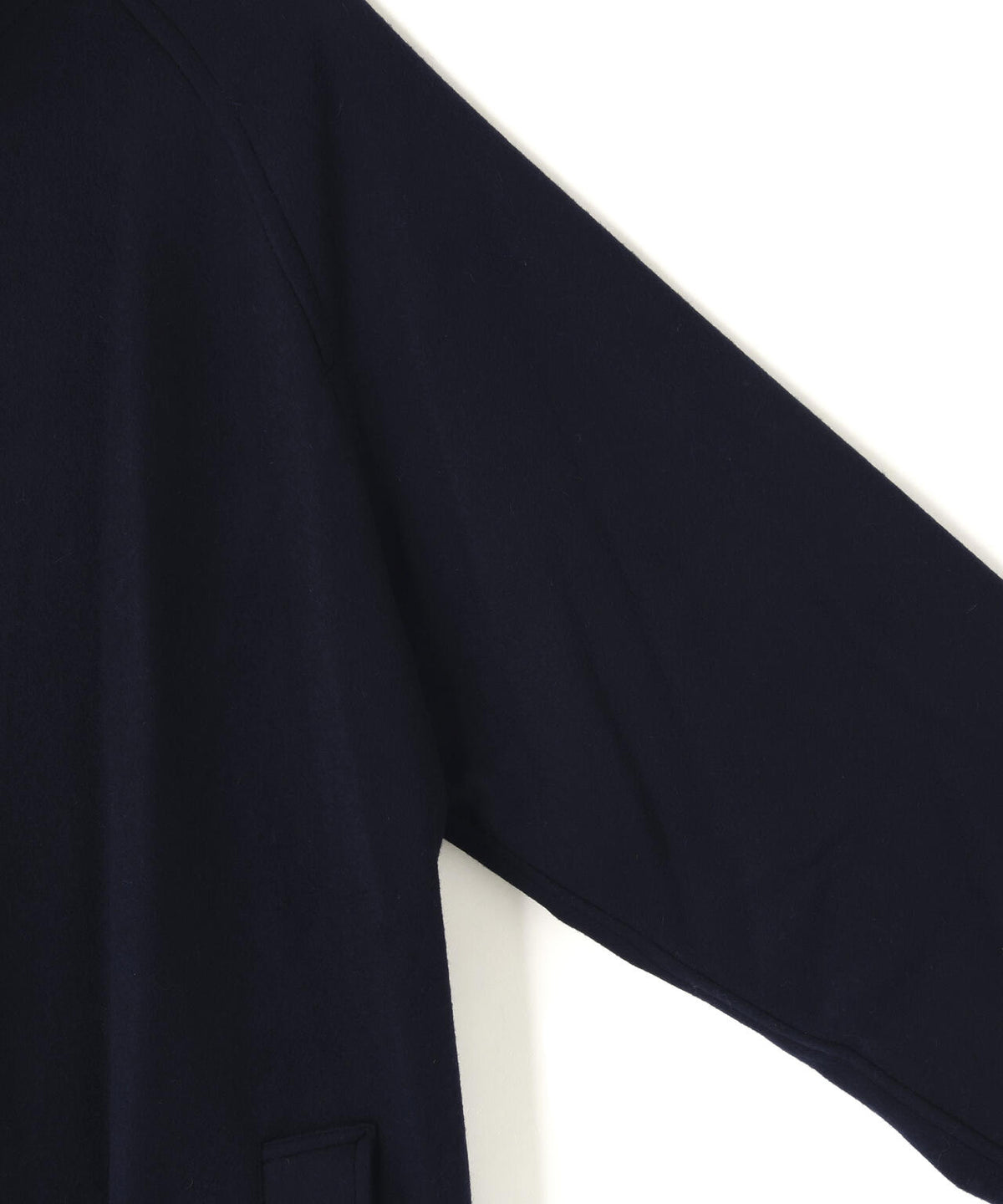 THE LIBRARY / [UNISEX] SUPER100'S WOOL MELTON BAL COLLAR COAT