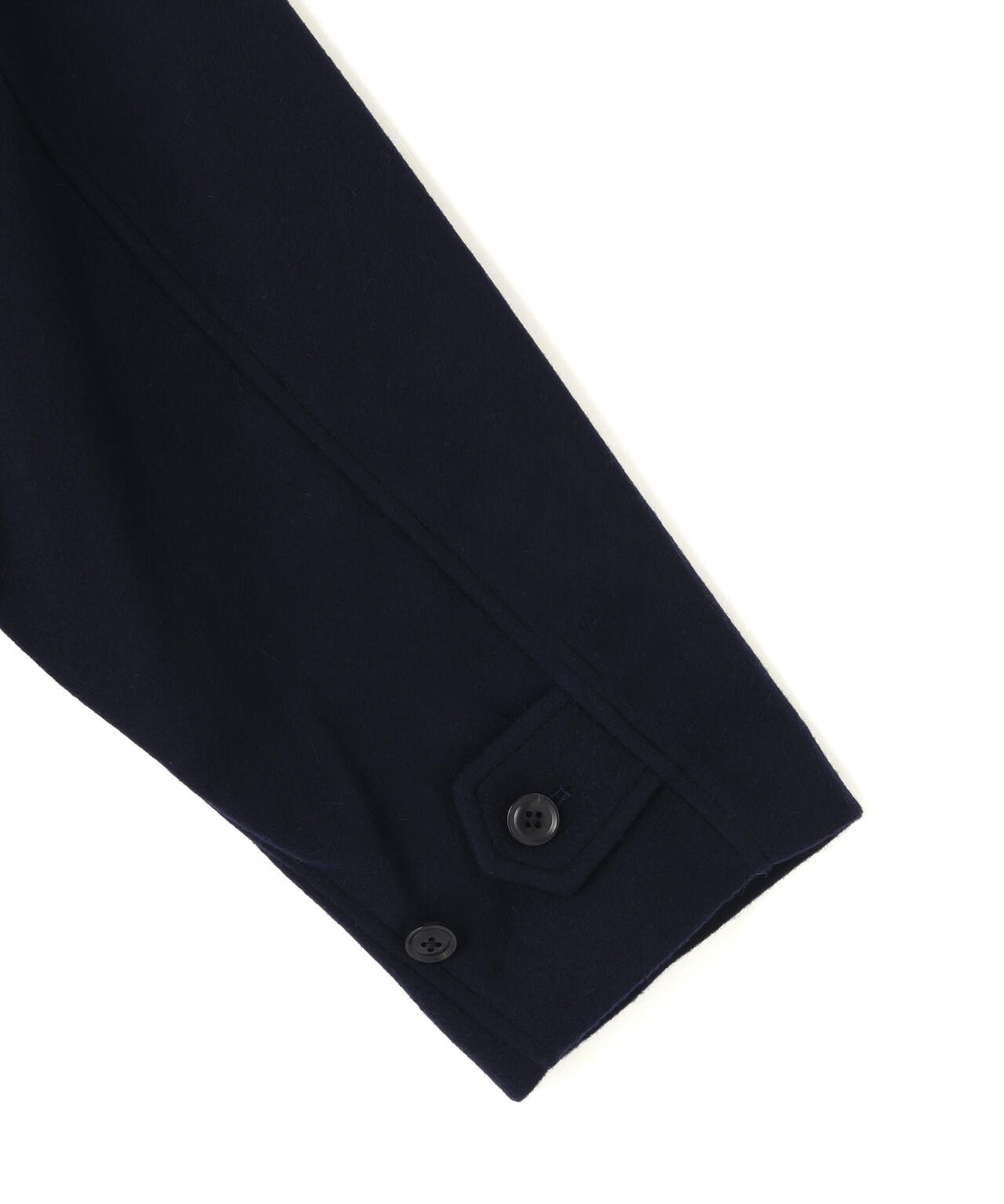 THE LIBRARY / [UNISEX] SUPER100'S WOOL MELTON BAL COLLAR COAT