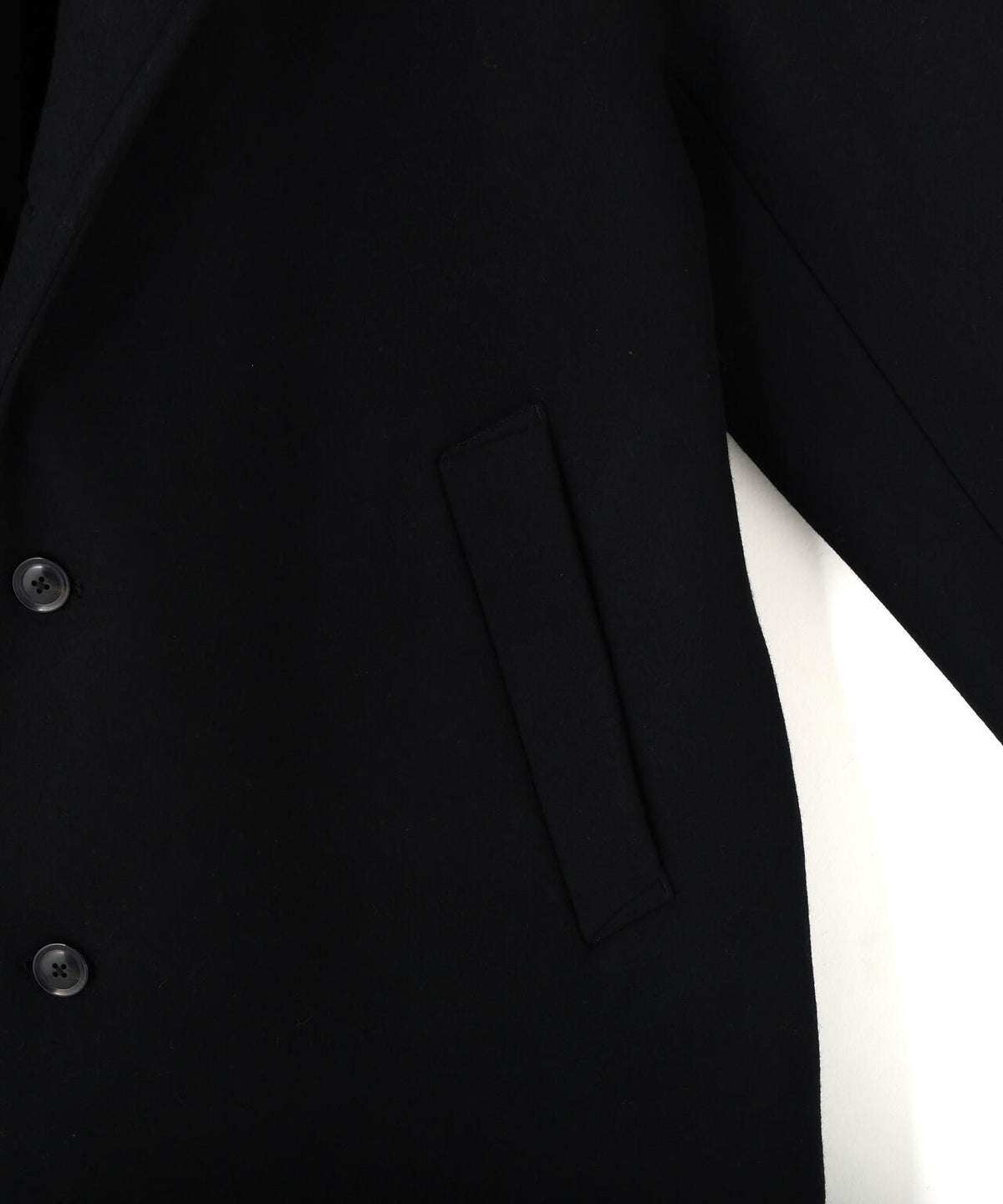 THE LIBRARY / [UNISEX] WOOL MELTON SHAWL CLLAR COAT