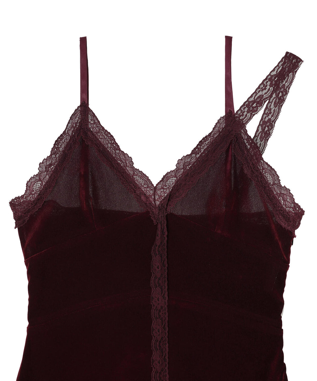 VELOUR CAMISOLE DRESS
