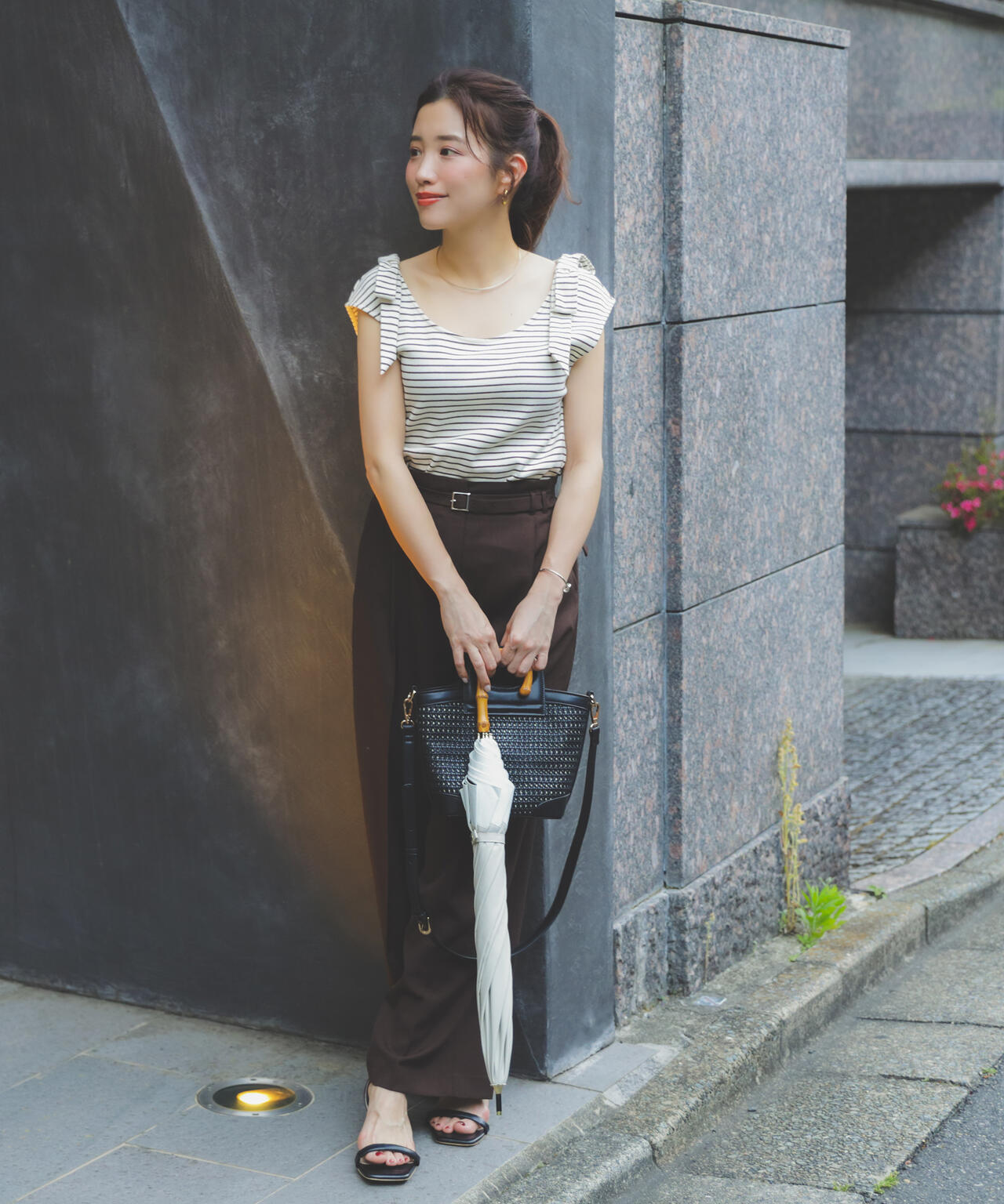 東レサマーシールド＜長傘＞COKAGE+ 竹手元 50cm