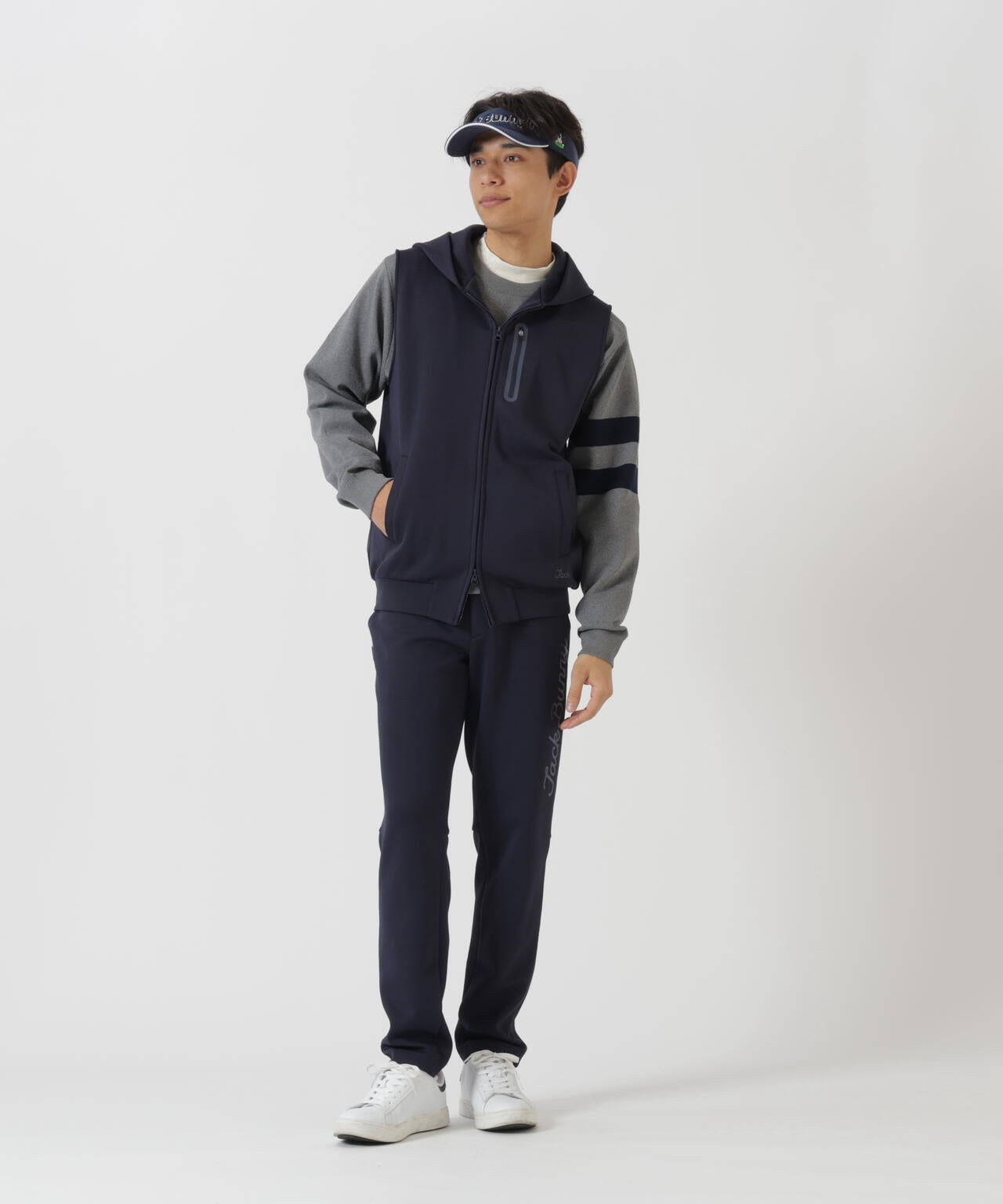 PEダンボールフーディジップベスト