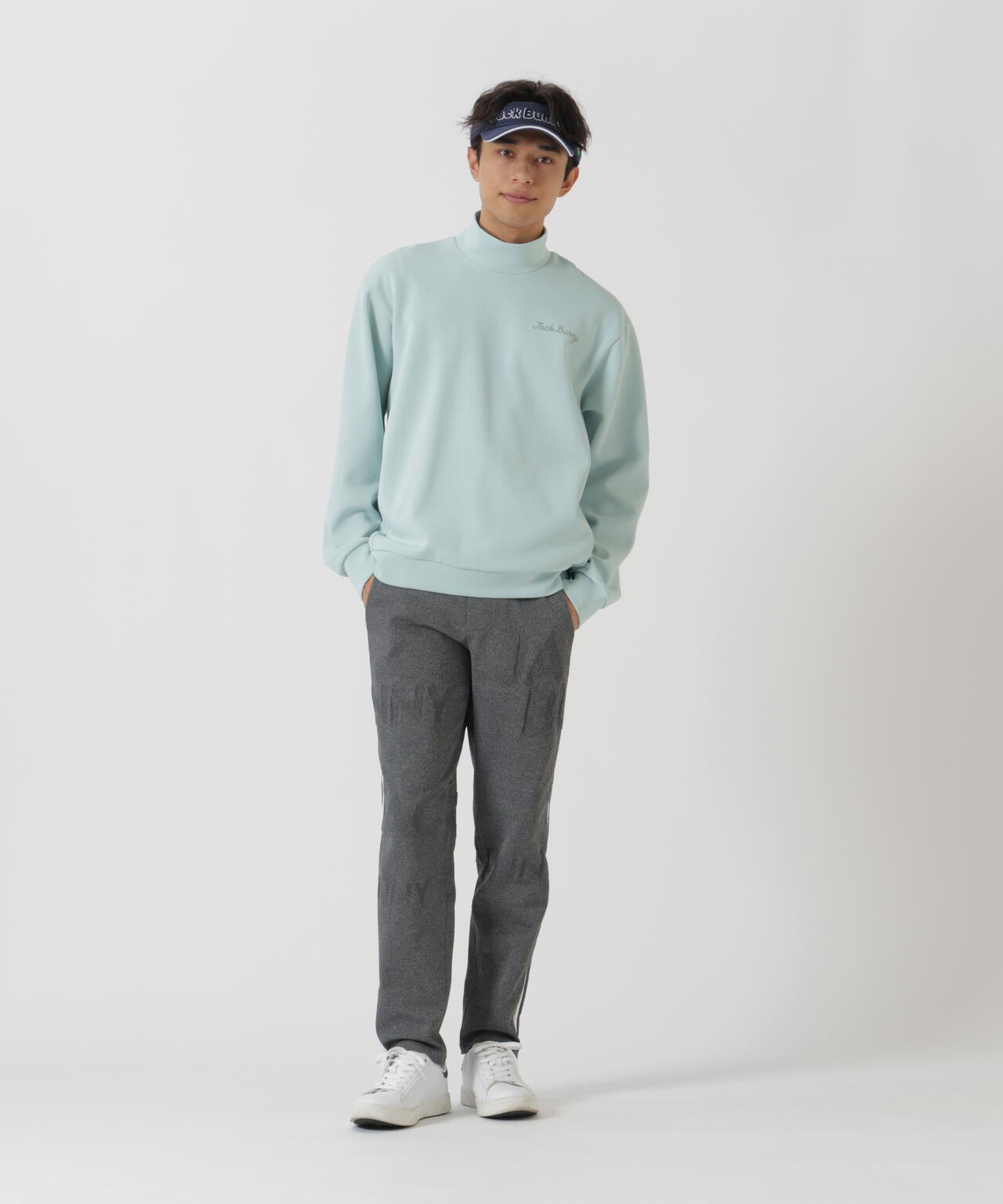 PEダンボール長袖モックネック