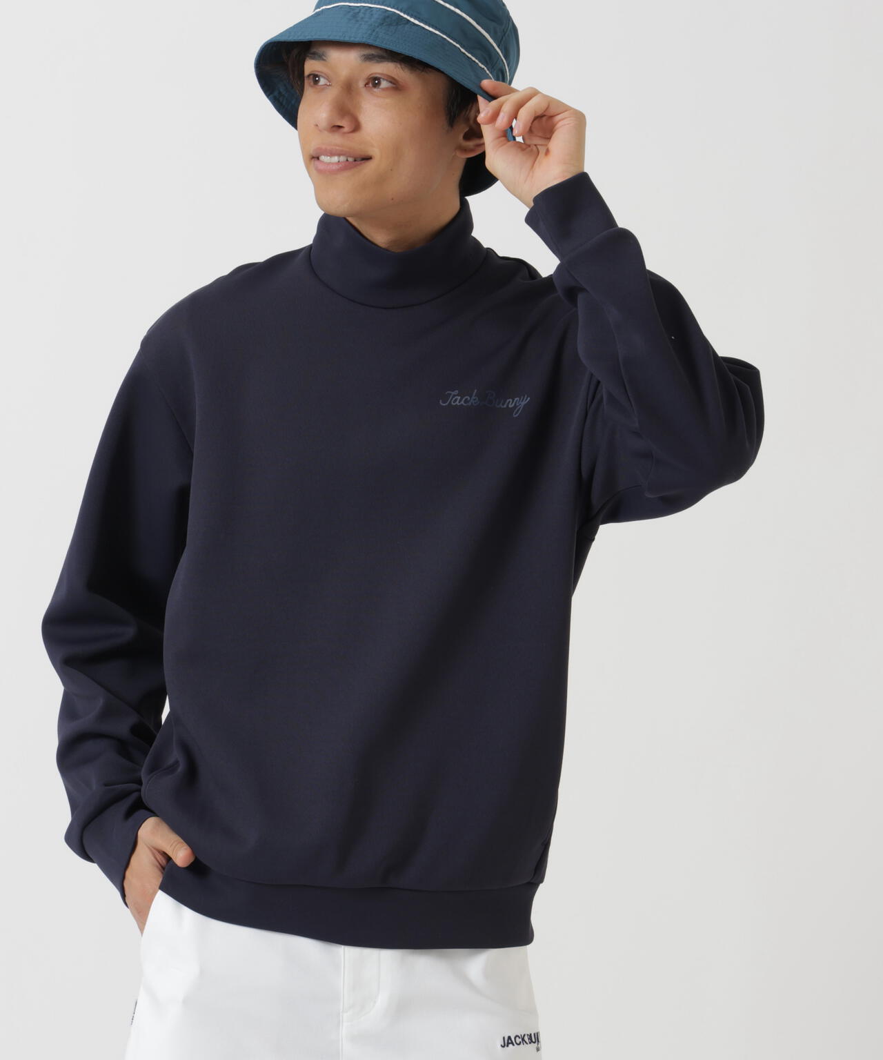 PEダンボール長袖モックネック