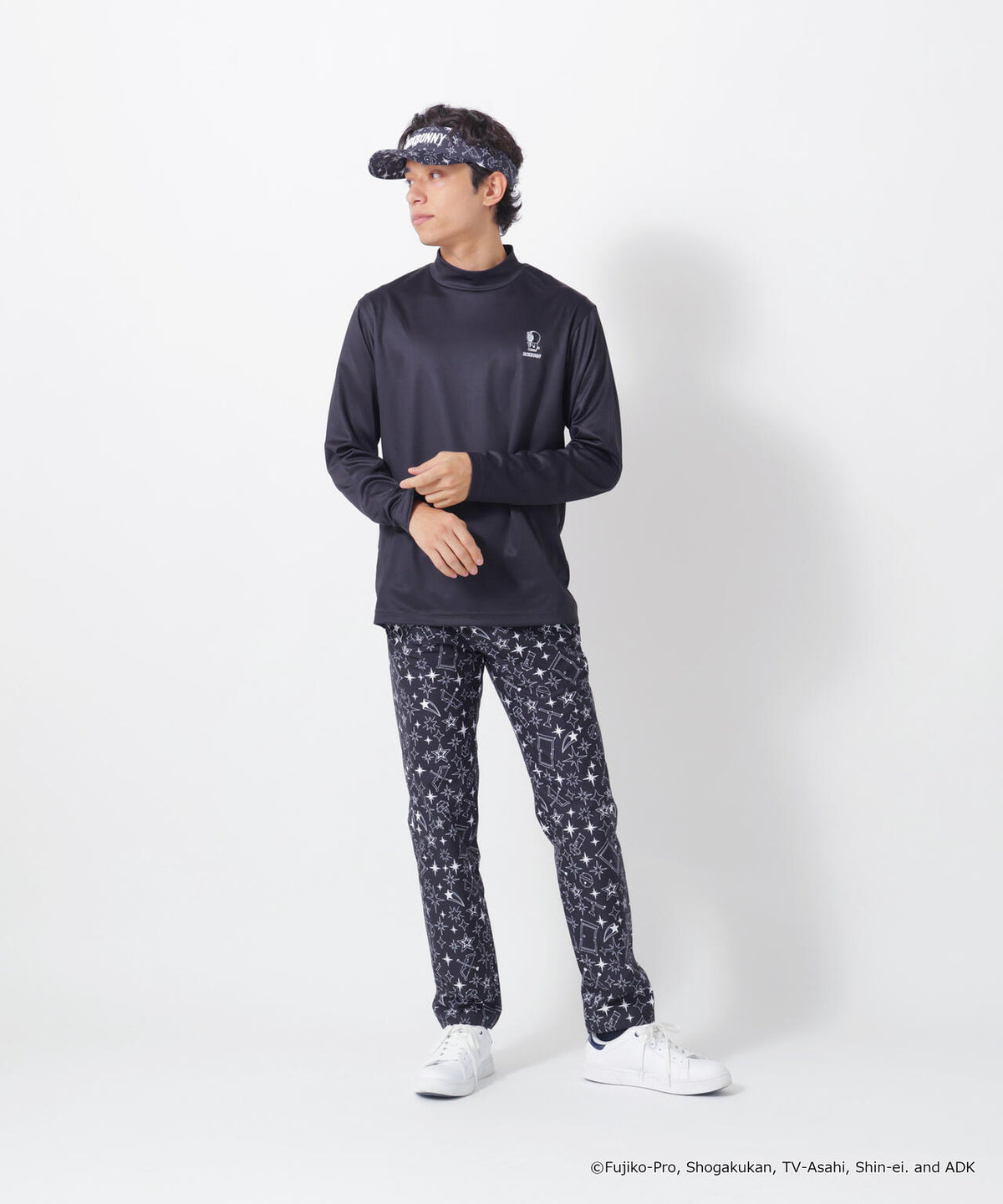 [ドラえもん] TWINKLE STAR柄 プリントロングパンツ (MENS)
