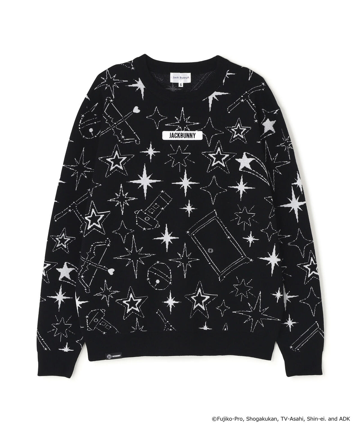 [ドラえもん] Starジャガードクルーネックニットプルオーバー (MENS)