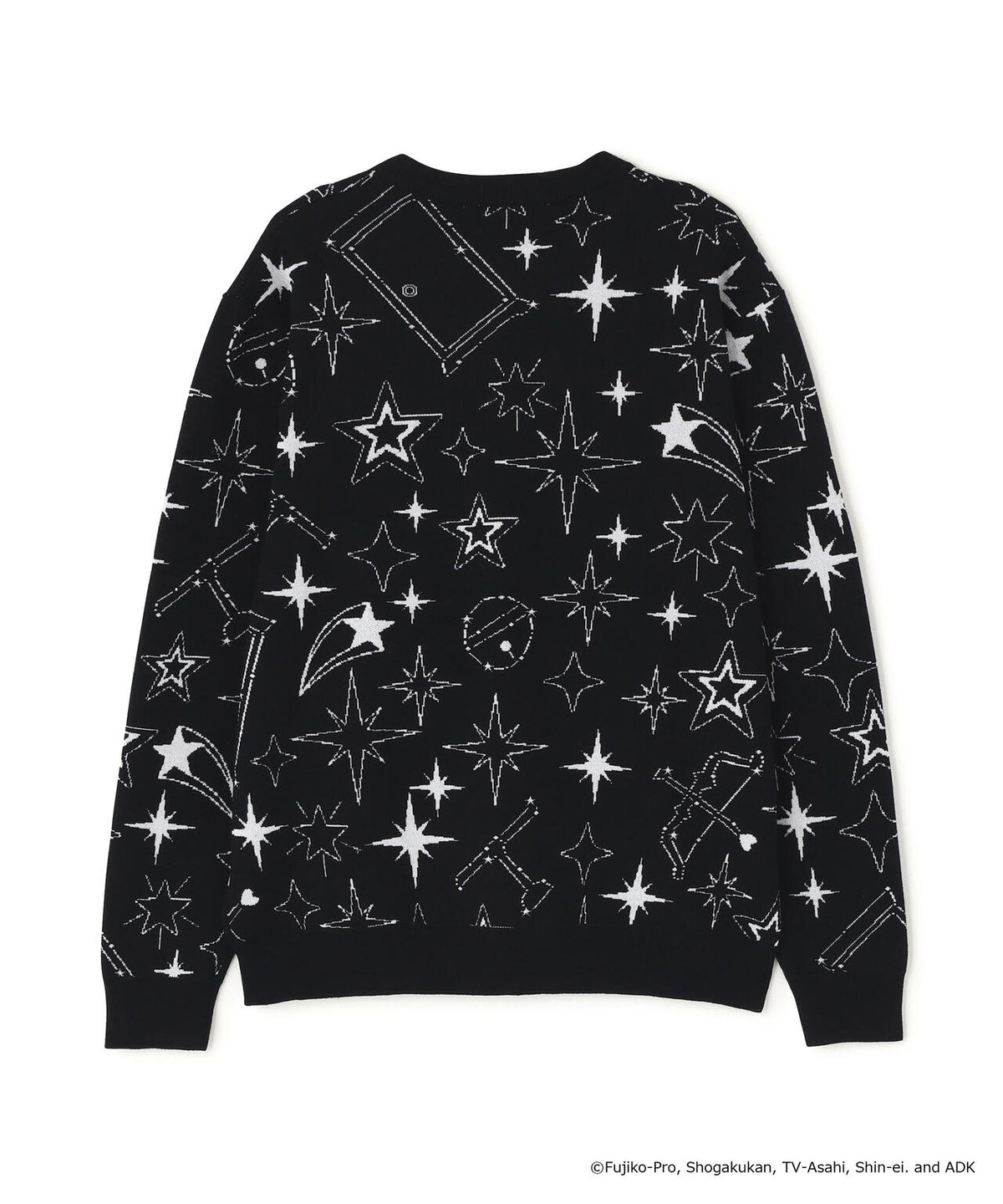 [ドラえもん] Starジャガードクルーネックニットプルオーバー (MENS)