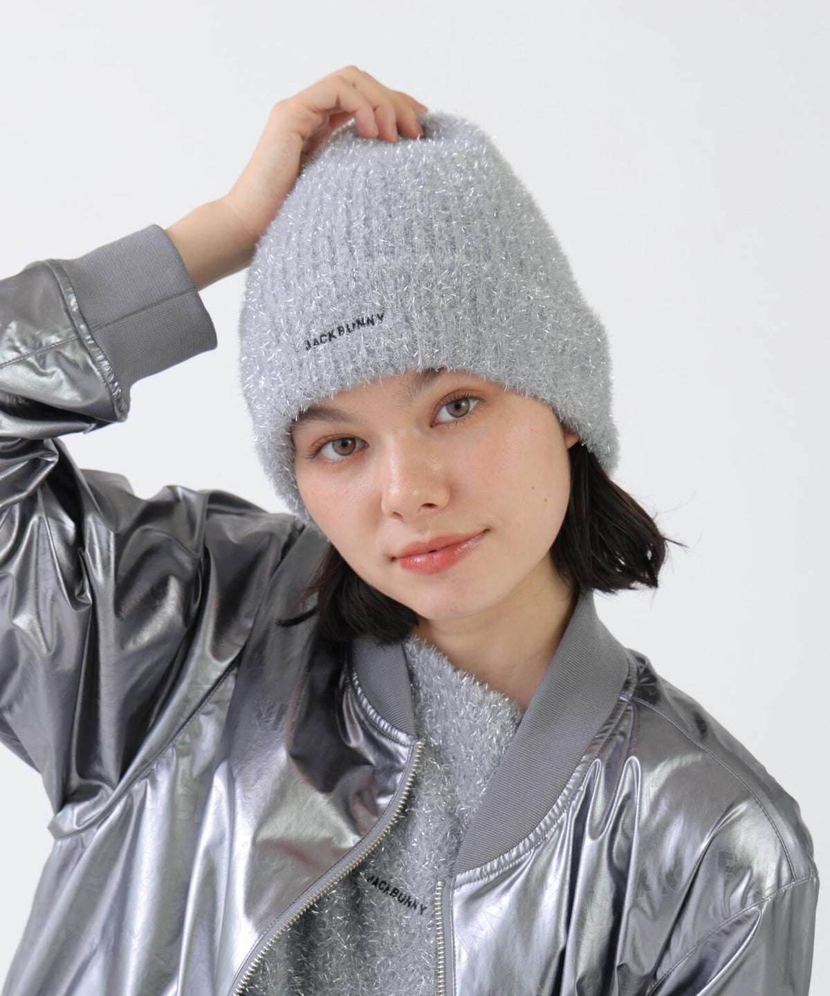 シャギーニットキャップ (UNISEX)