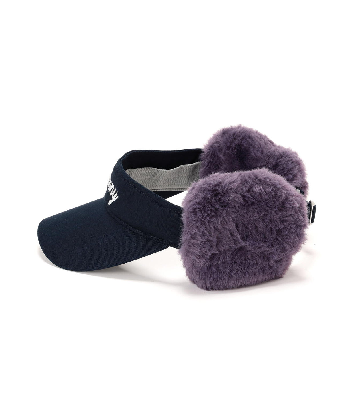 ファー耳当て付きバイザー (UNISEX)
