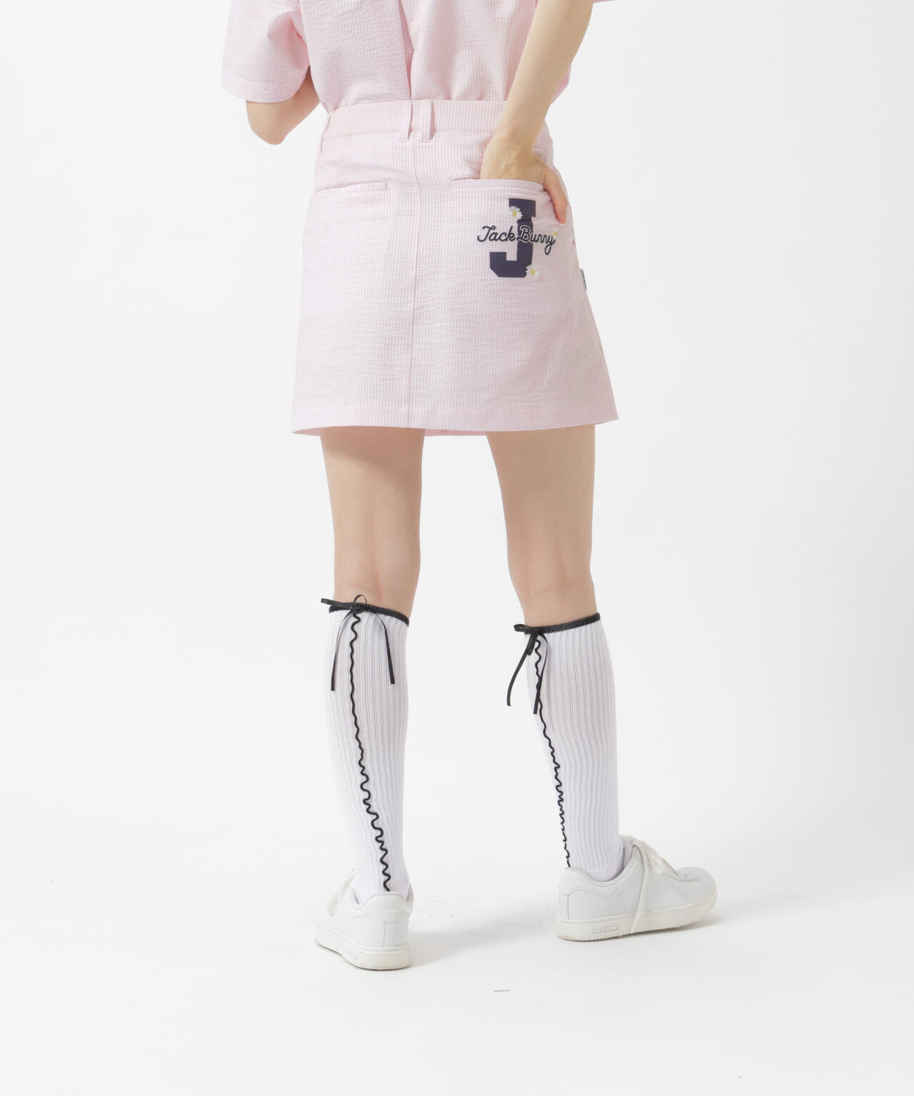 吸水速乾ストライプスカート