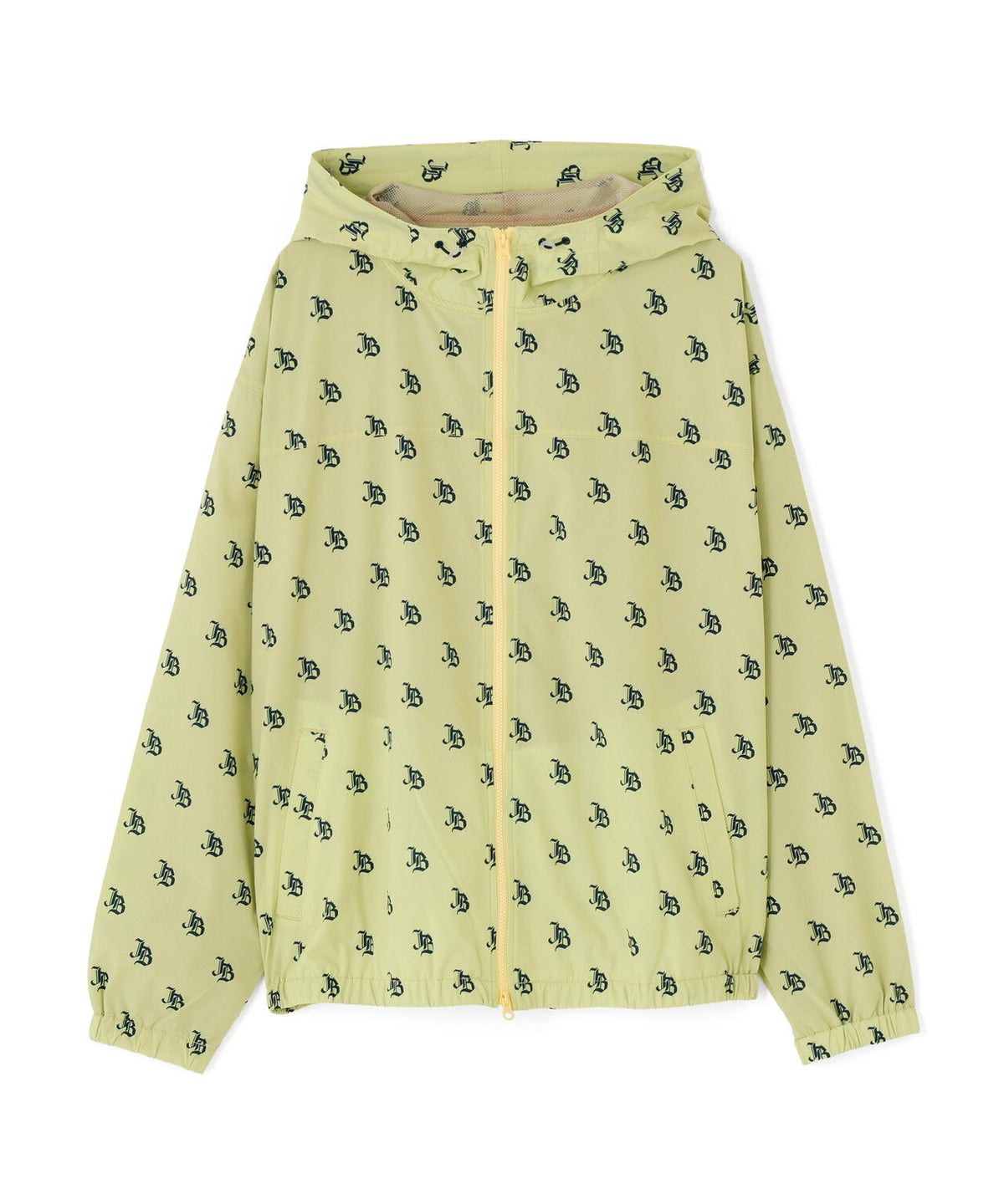 ゴシックロゴプリント裏メッシュフーディブルゾン (WOMENS)