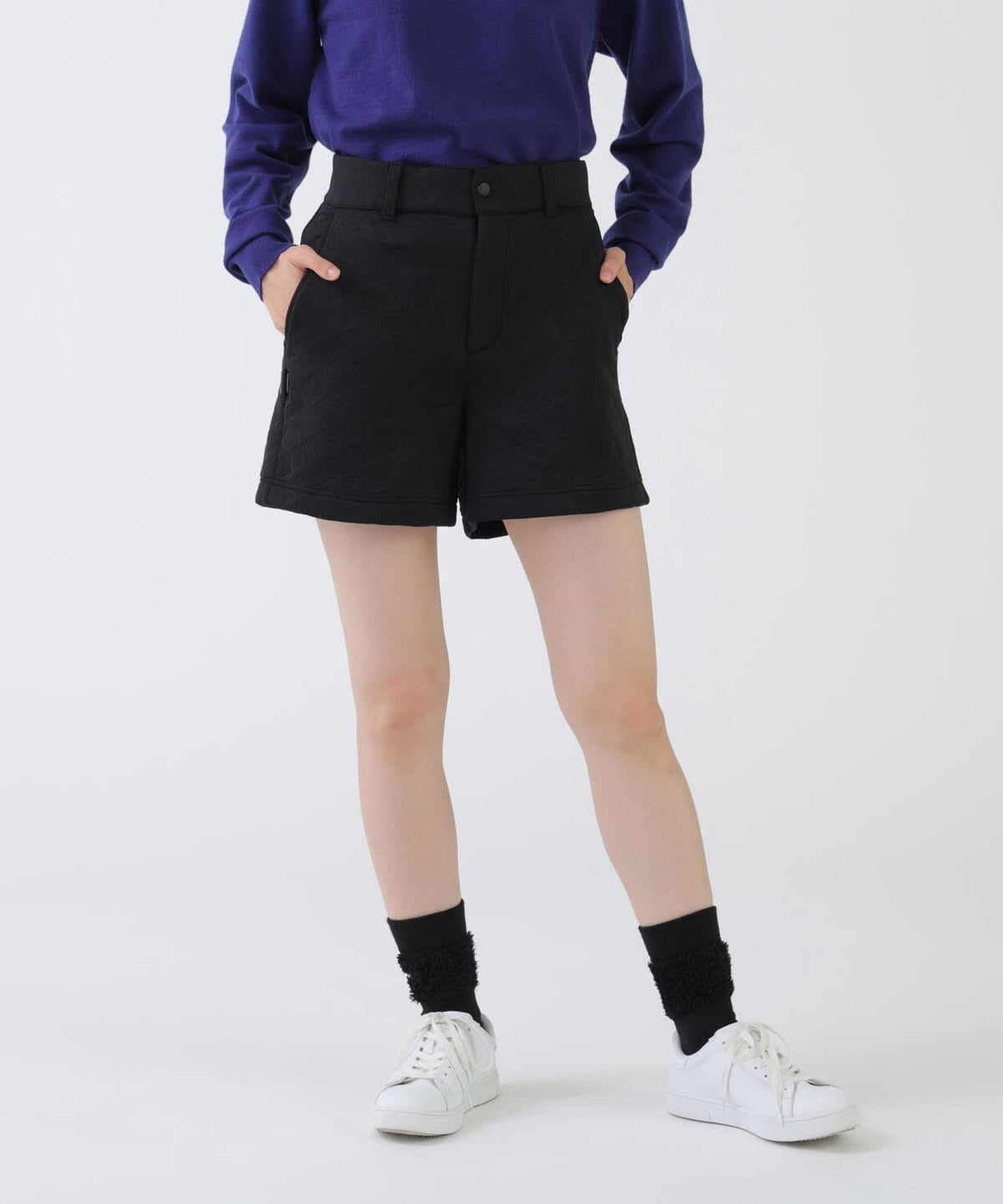 ロゴキルトジャージショートパンツ (WOMENS)
