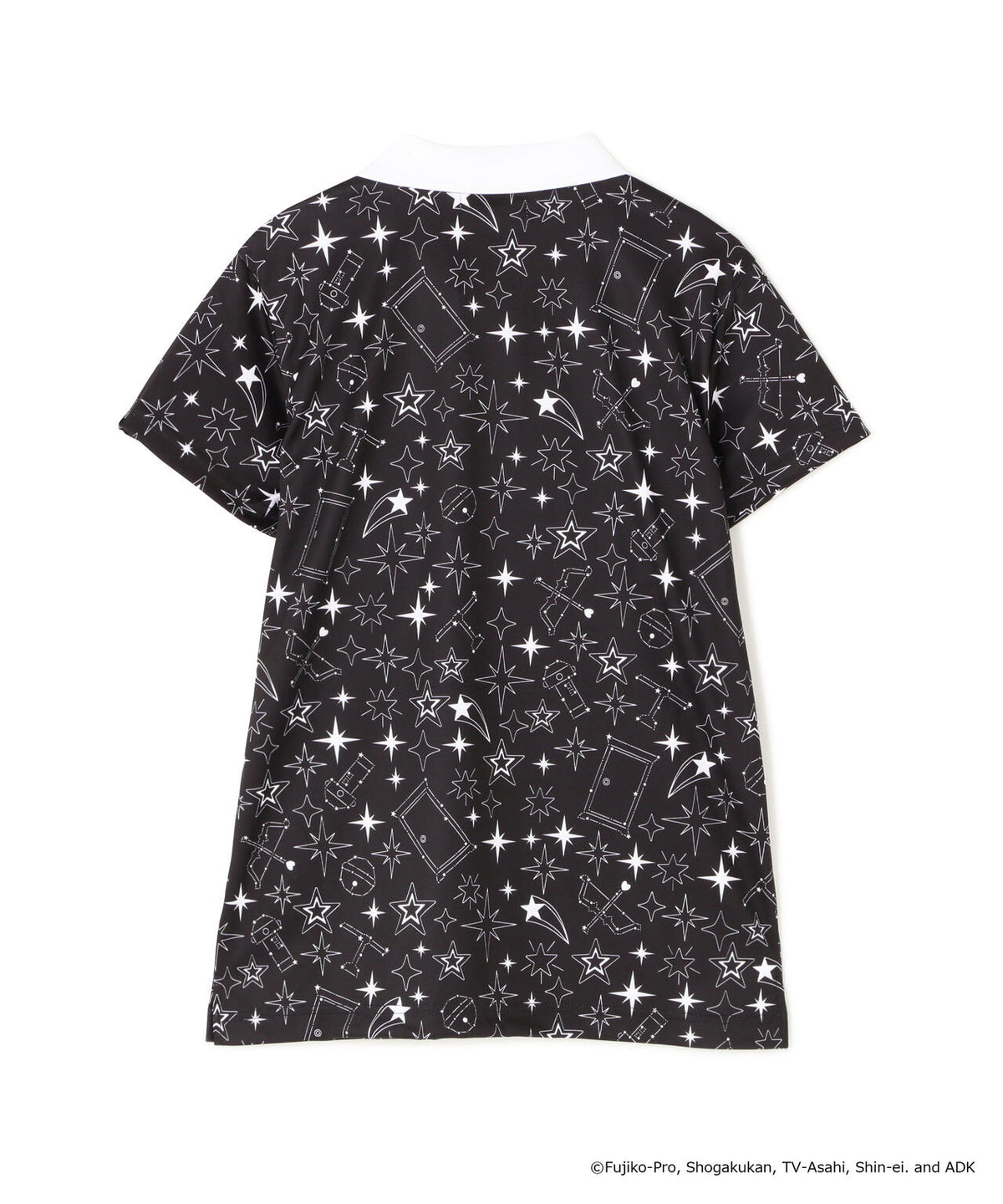 [ドラえもん] ポリエステルカノコ半袖ポロシャツ (WOMENS)