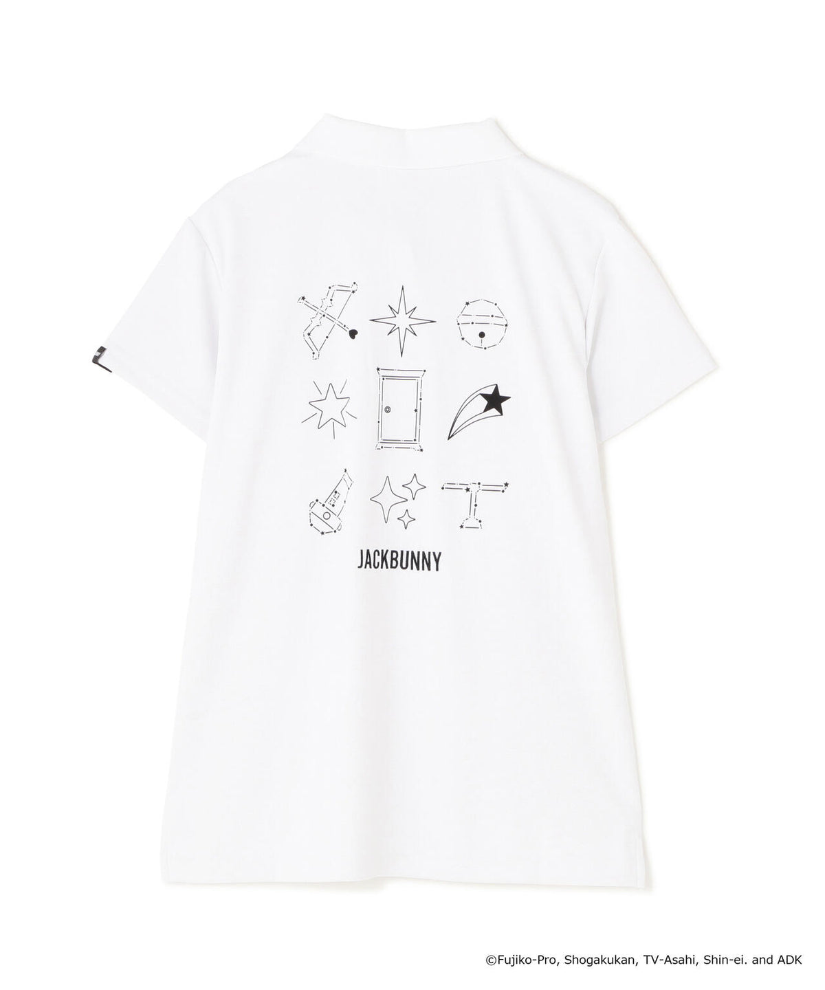 [ドラえもん] ポリエステルカノコ半袖ポロシャツ (WOMENS)