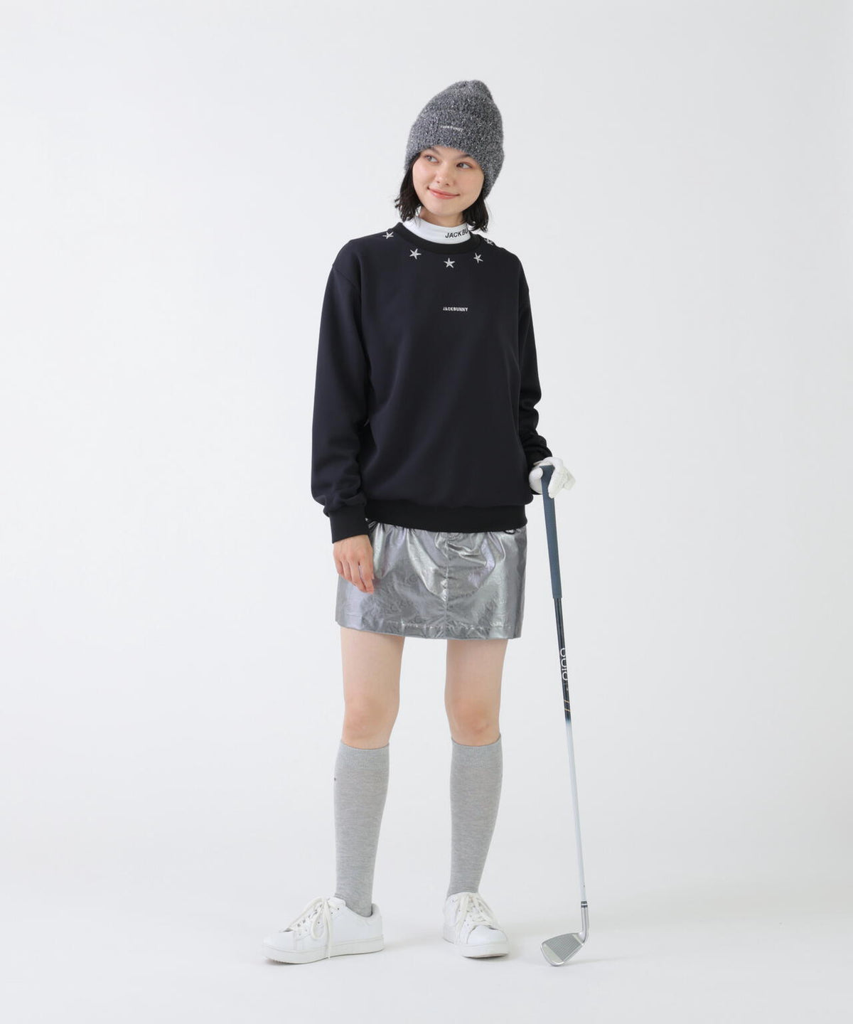 HyperHelixダンボール長袖クルーネックスウェット (WOMENS)