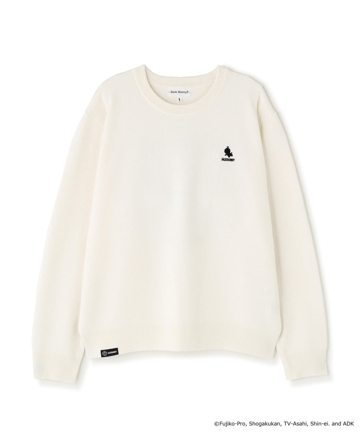 [ドラえもん] Starジャガードクルーネックニットプルオーバー (WOMENS)