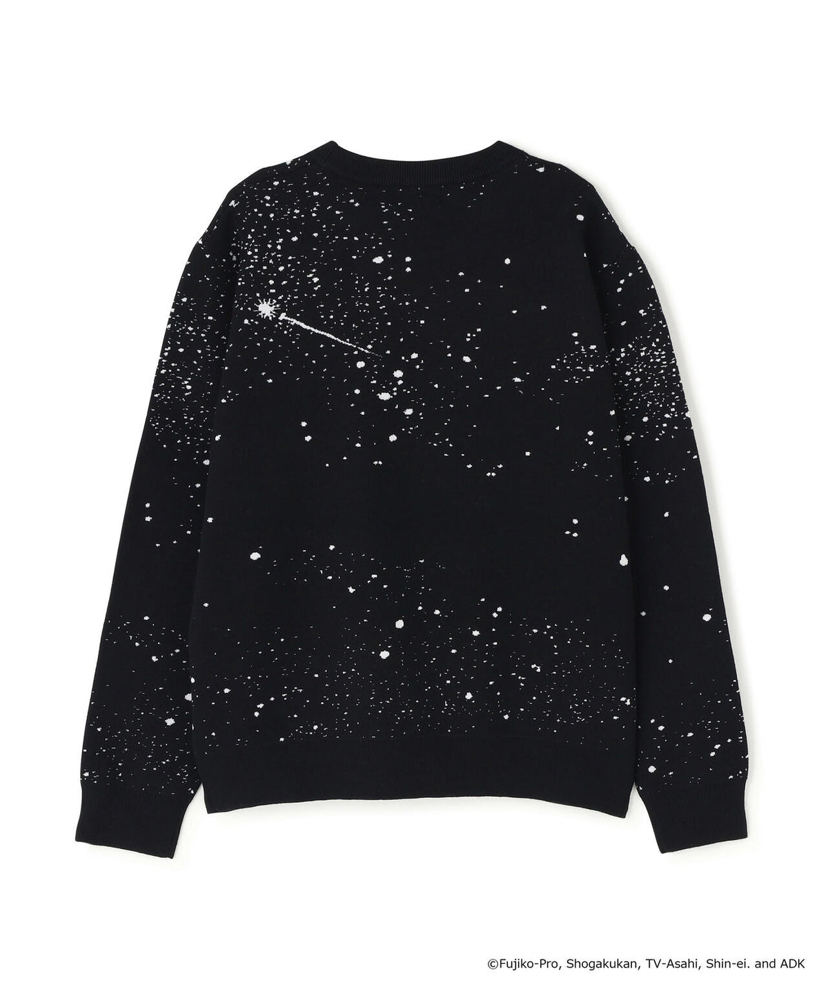 [直営店舗&公式オンライン限定] [ドラえもん] 夜空ジャガードクルーネックニットプルオーバー (WOMENS)