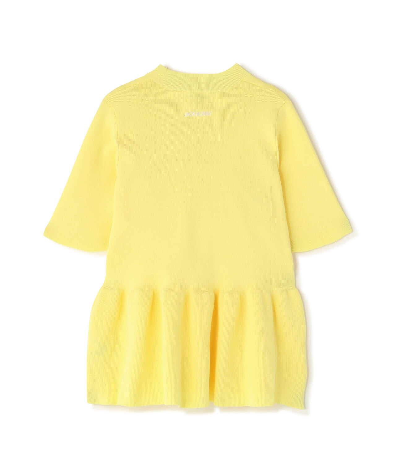イージーケアフレア半袖モックネックニット (WOMENS)