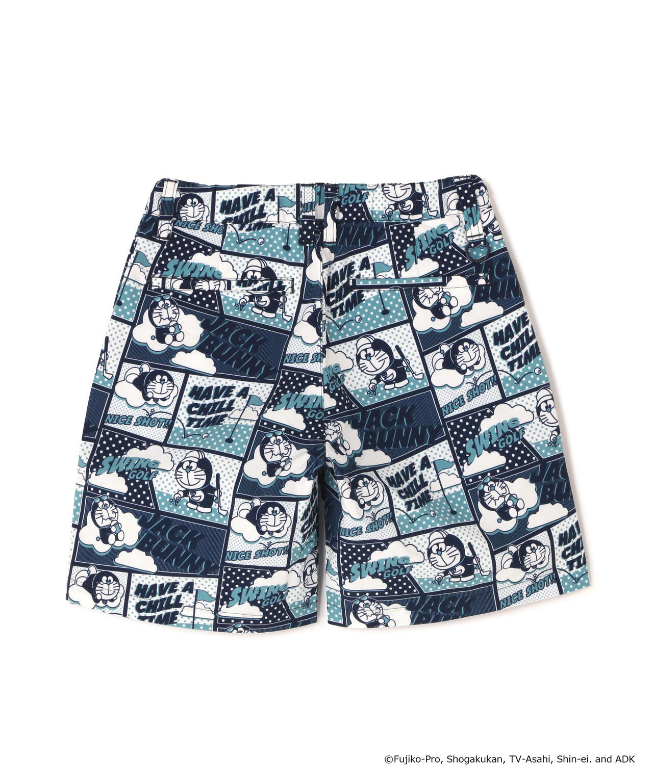 【ドラえもん】ストレッチミニリップ総柄ショートパンツ (ジュニア)