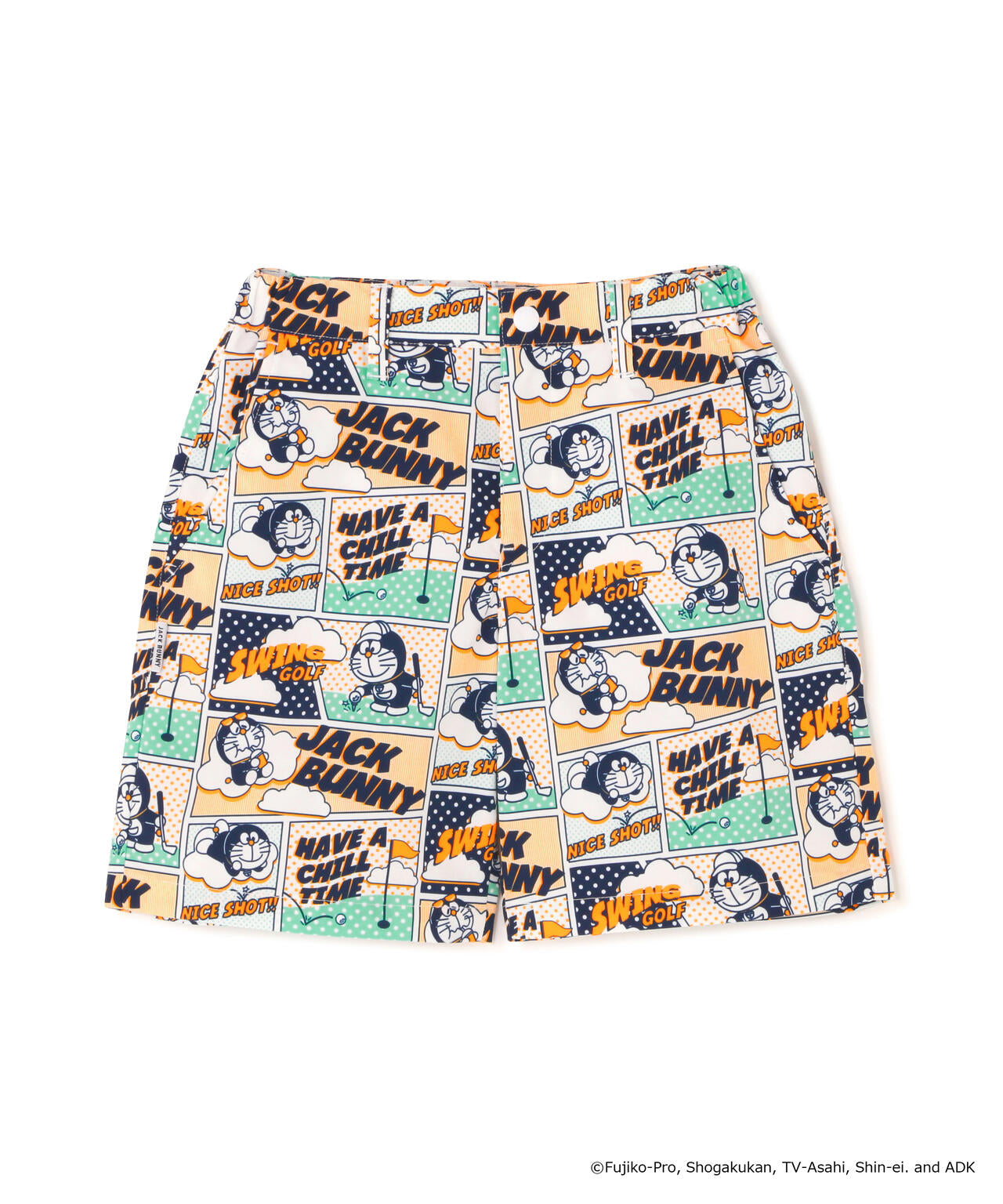 【ドラえもん】ストレッチミニリップ総柄ショートパンツ (ジュニア)