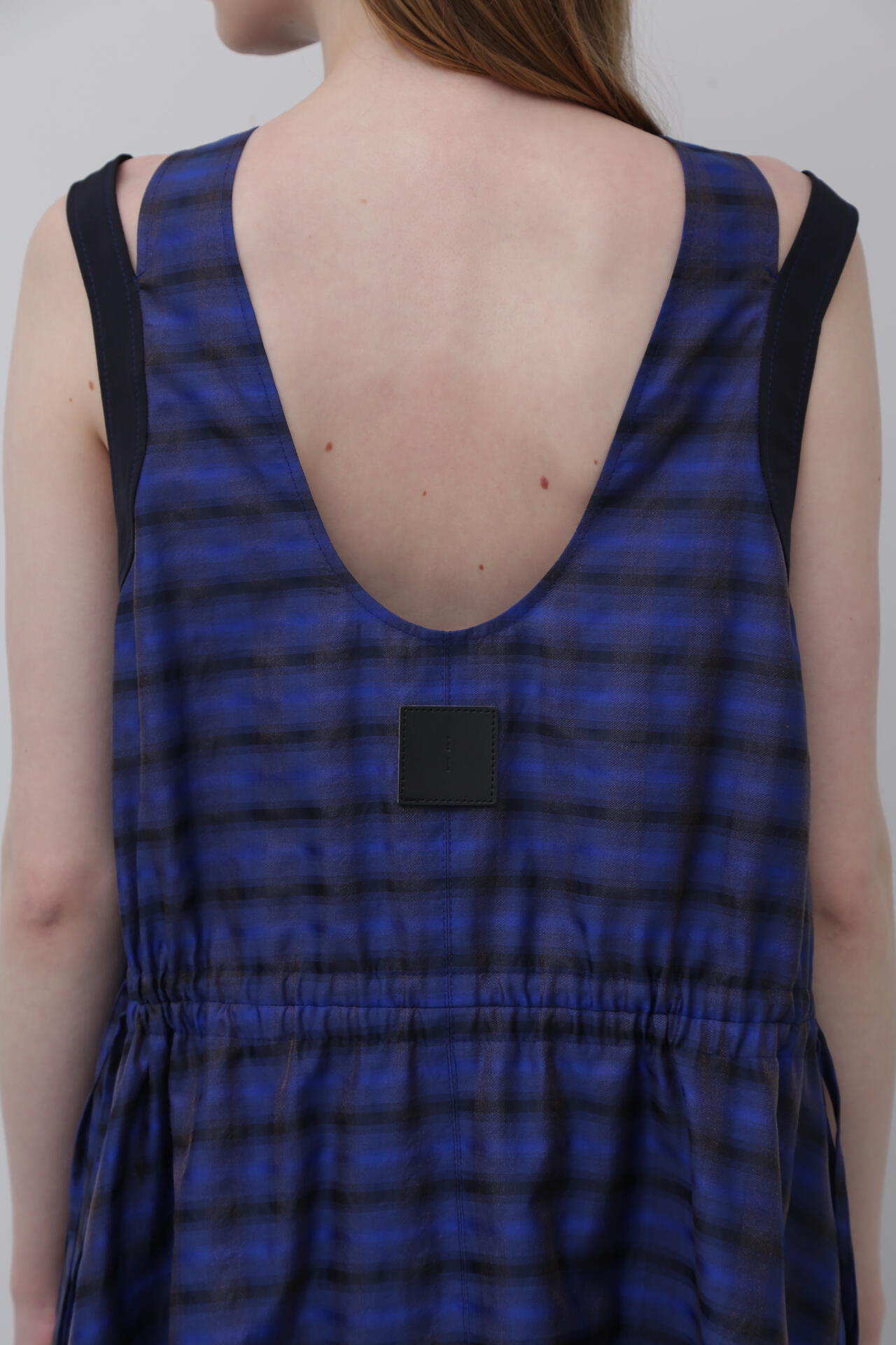 ＜UNiPH＞スパークルチェックジャガードワンピース