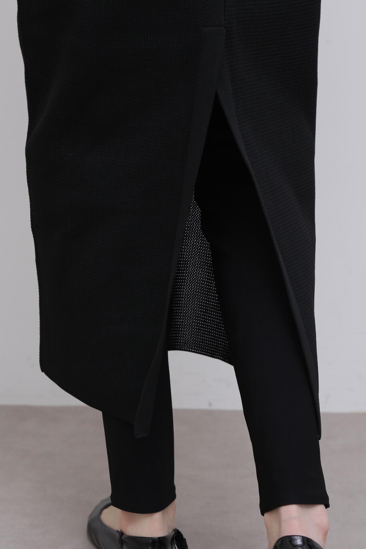 ＜UNiPH＞スポンディッシュストレッチメッシュニットワンピース