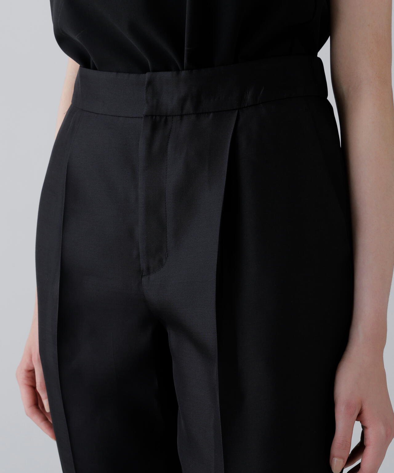 ＜BLACK LABEL＞シルクダブルクロスパンツ