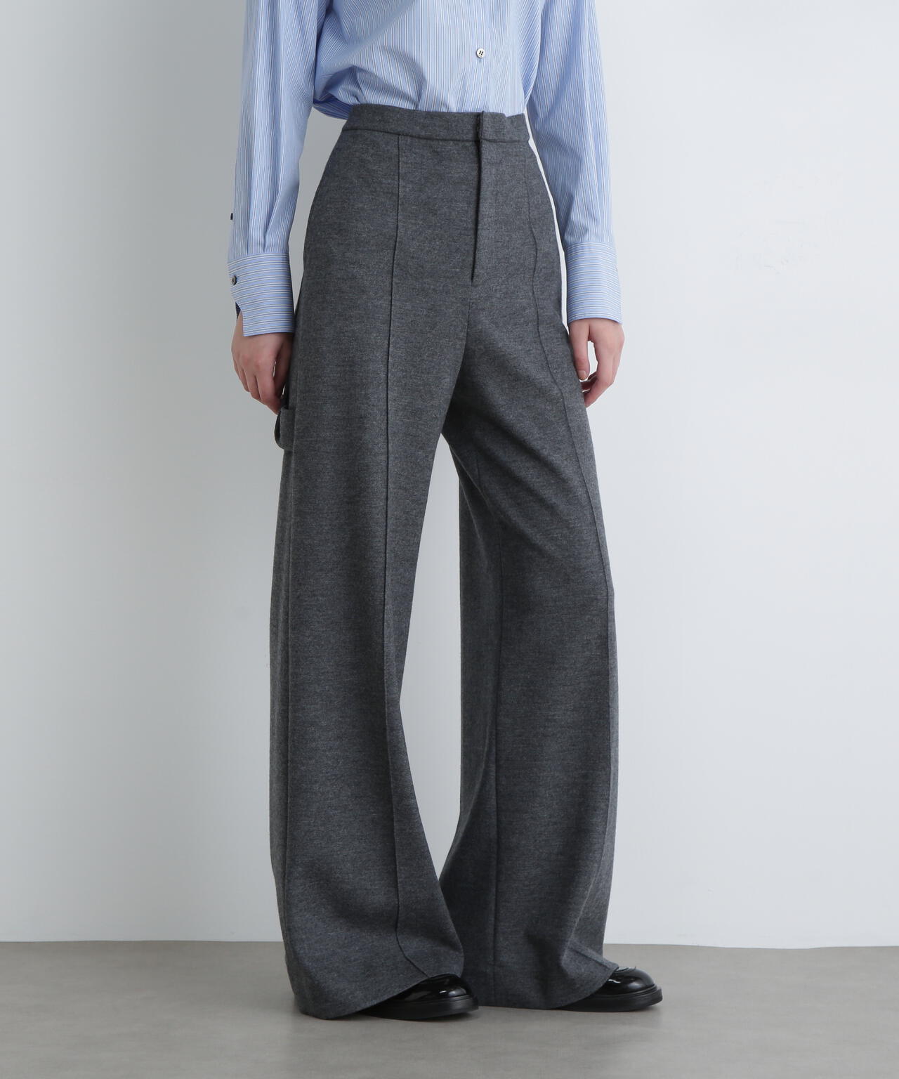 ＜UNiPH＞コンプレストウールパンツ