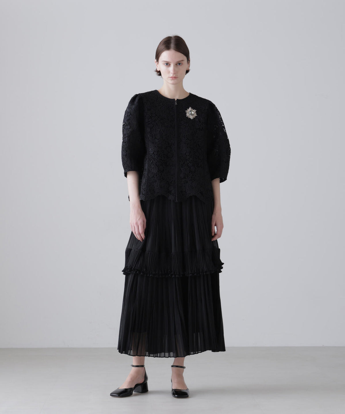 ＜BLACK LABEL＞ドライタッチシアースカート