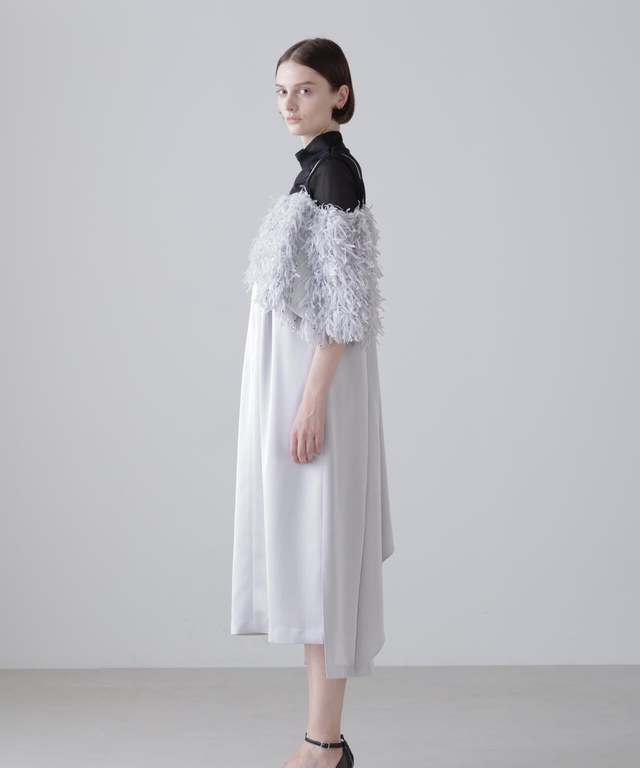 ＜BLACK LABEL＞MALHIAシーアネモネジャガードワンピース