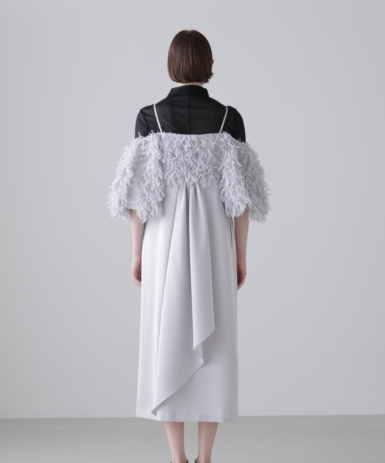 ＜BLACK LABEL＞MALHIAシーアネモネジャガードワンピース