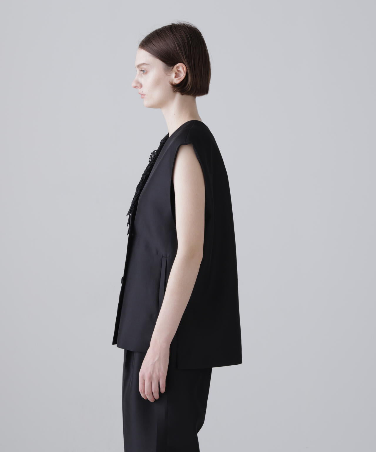 ＜BLACK LABEL＞シルクダブルクロスジャケット