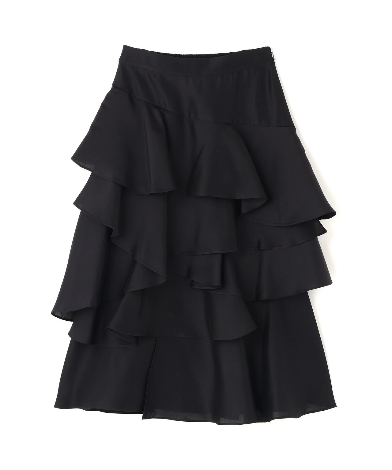 ＜BLACK LABEL＞シルクダブルクロススカート