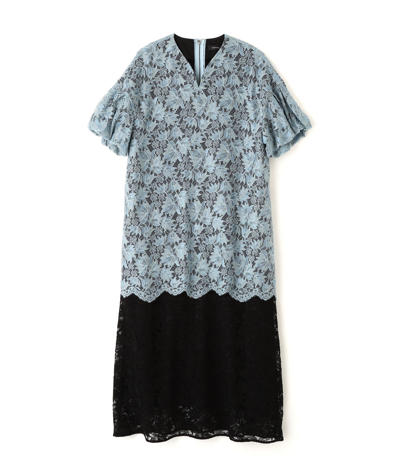 ＜BLACK LABEL＞ラスターコードレースワンピース