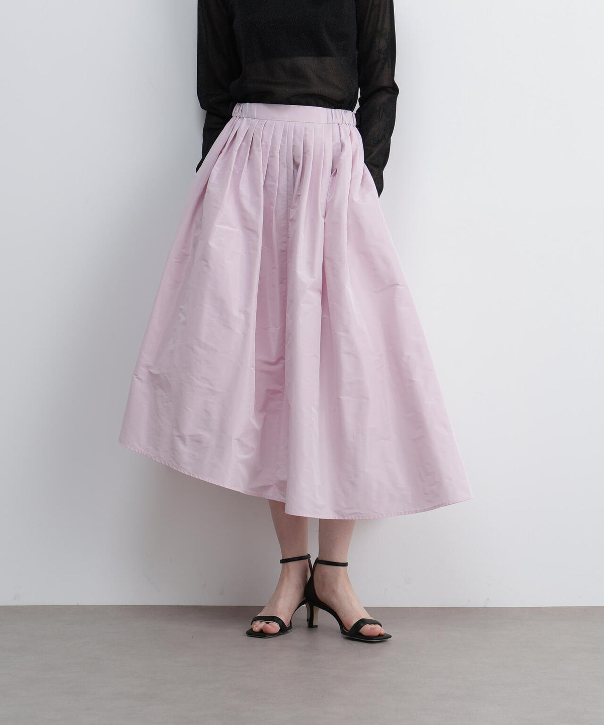 ＜UNiPH＞スパークルタフタスカート