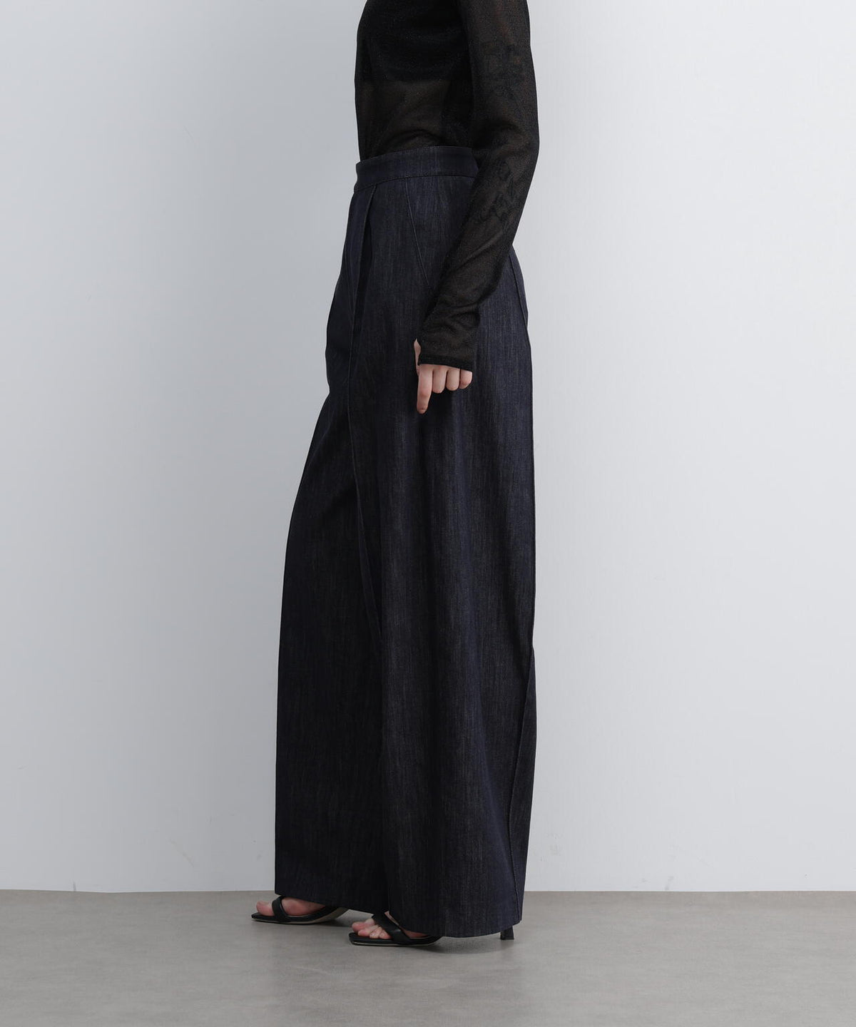 ＜UNiPH＞レーヨンデニムパンツ