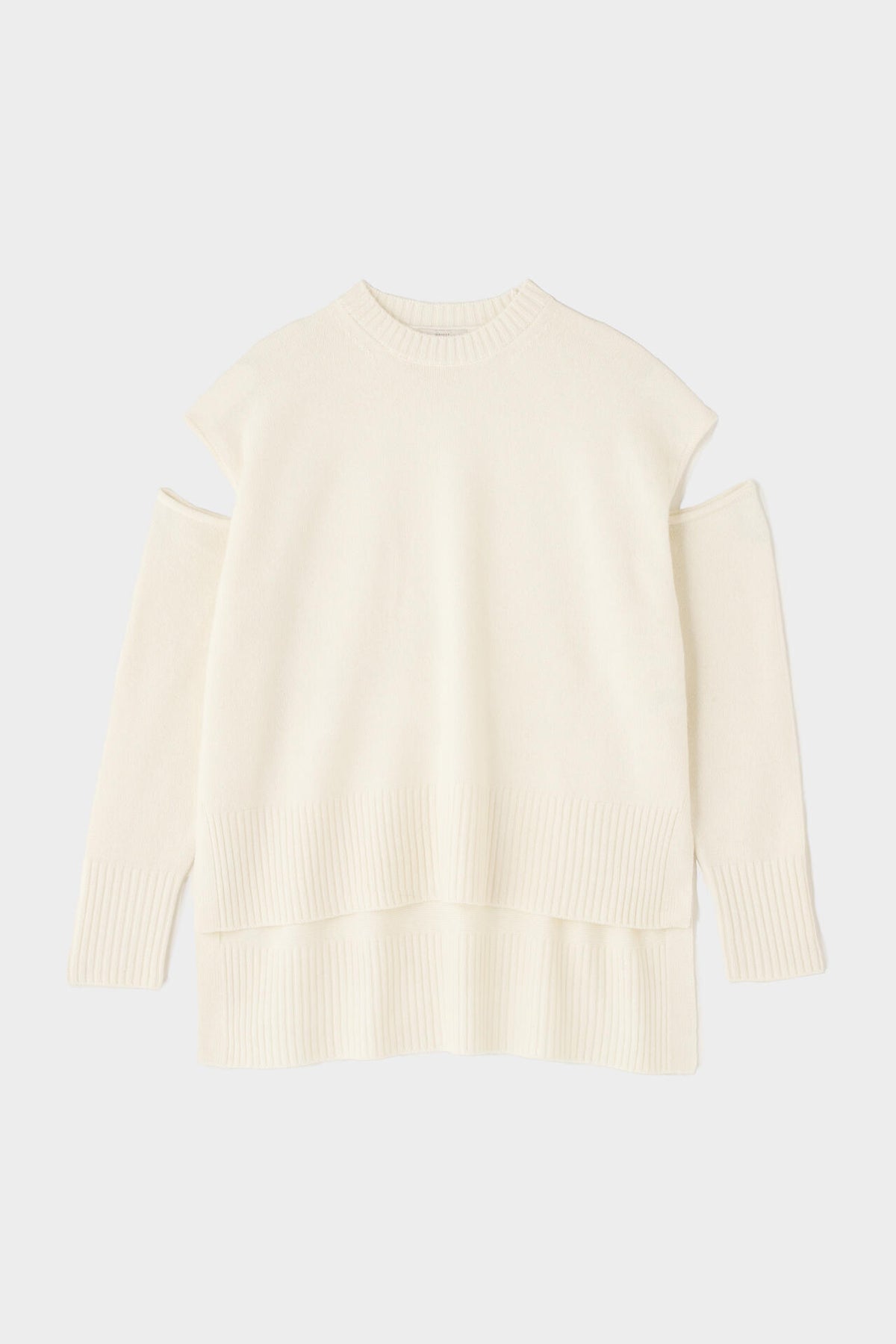 ウールカシミアスリットニット