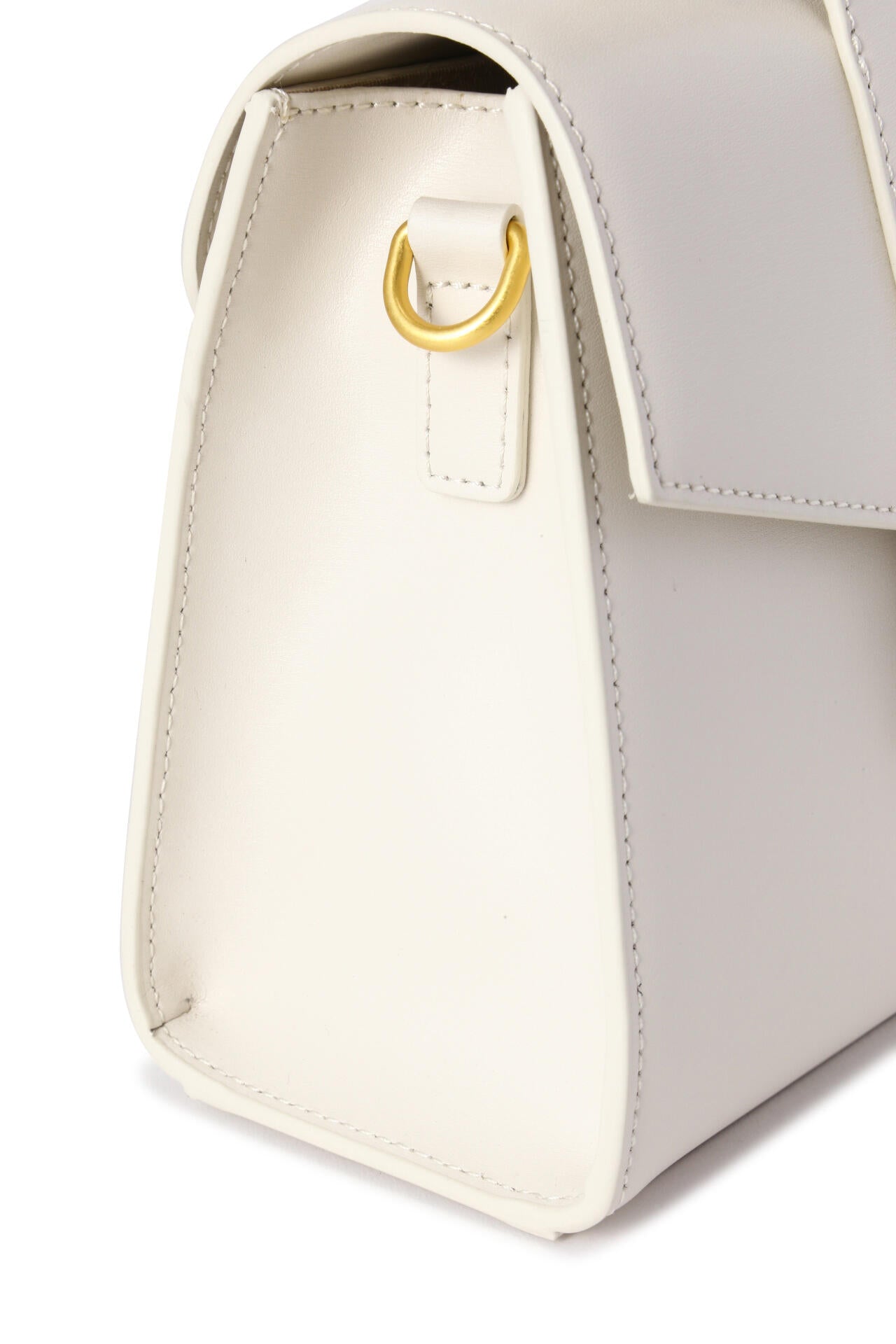 【KASSANDRE Paris】GAIA　Small Round Gold Metal Hnadle Bag