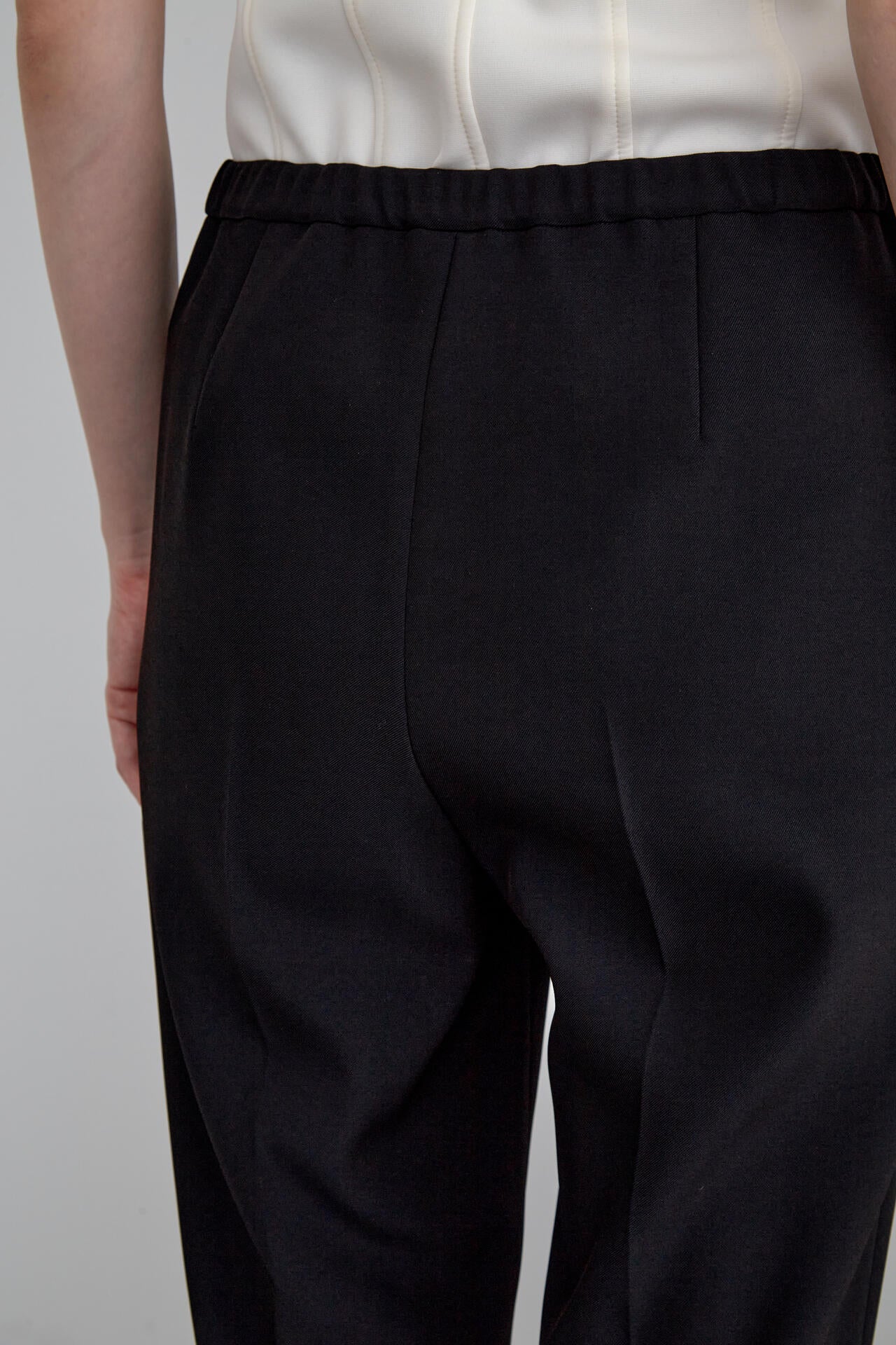 【EC限定】2WAYツイルフロントスリットパンツ（＋10cm丈）