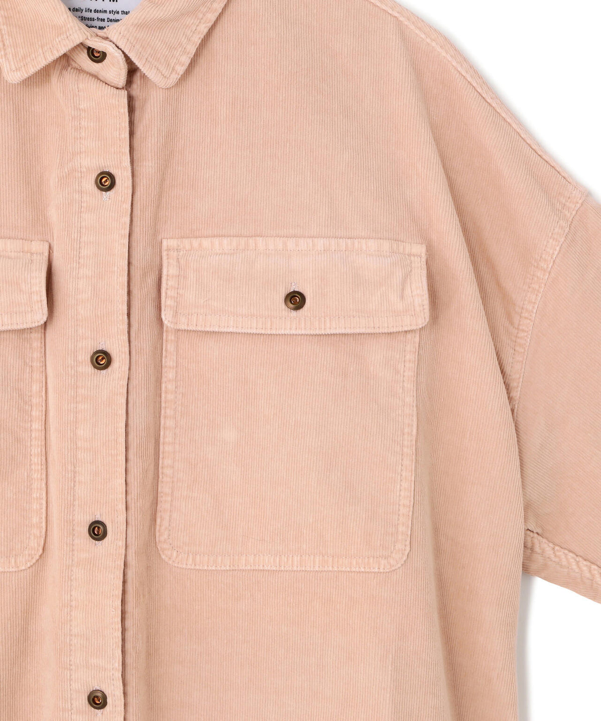 ＜Healthy denim / ヘルシーデニム＞Almond コーデュロイシャツ