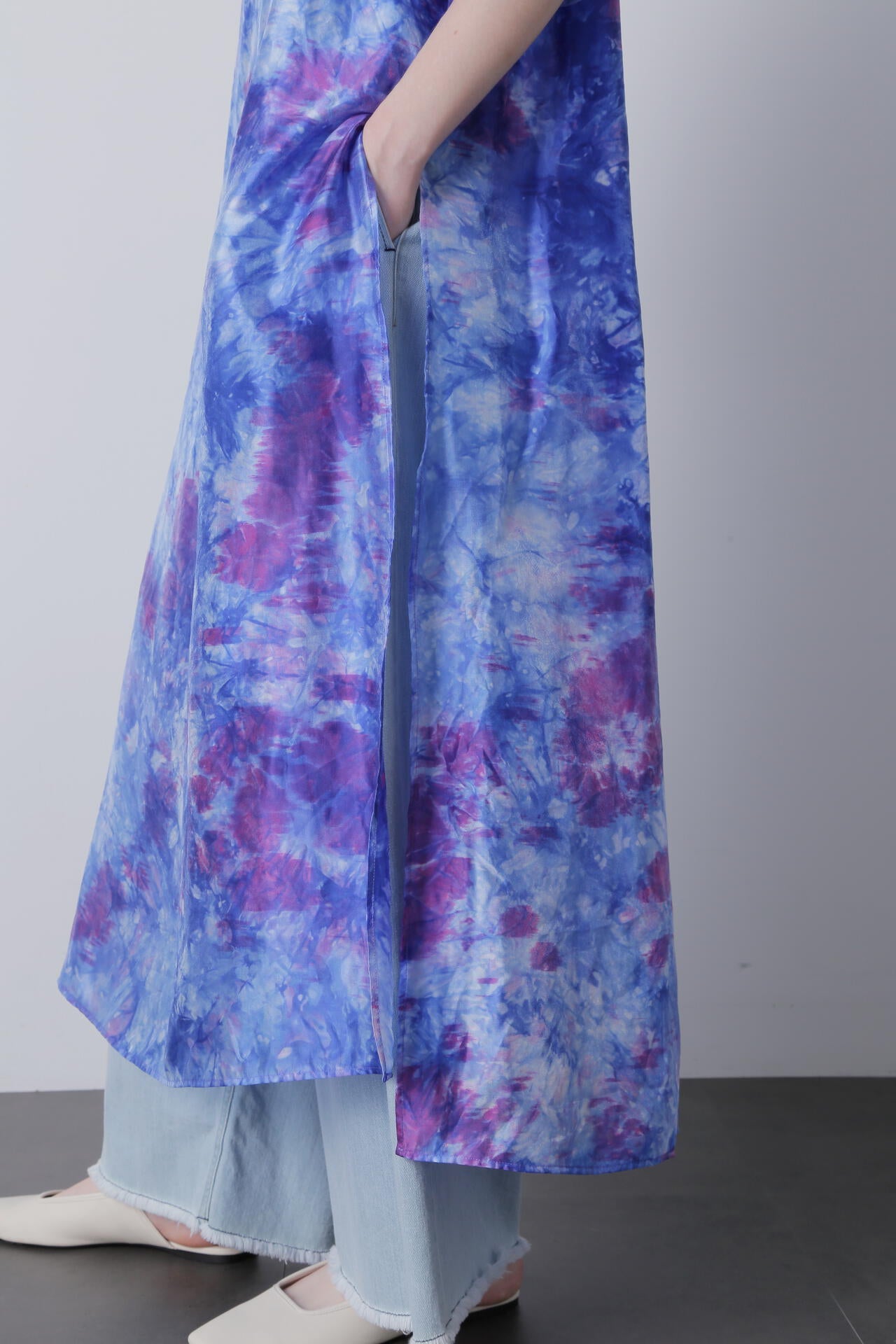 Gradation Dyed Organdy Dress