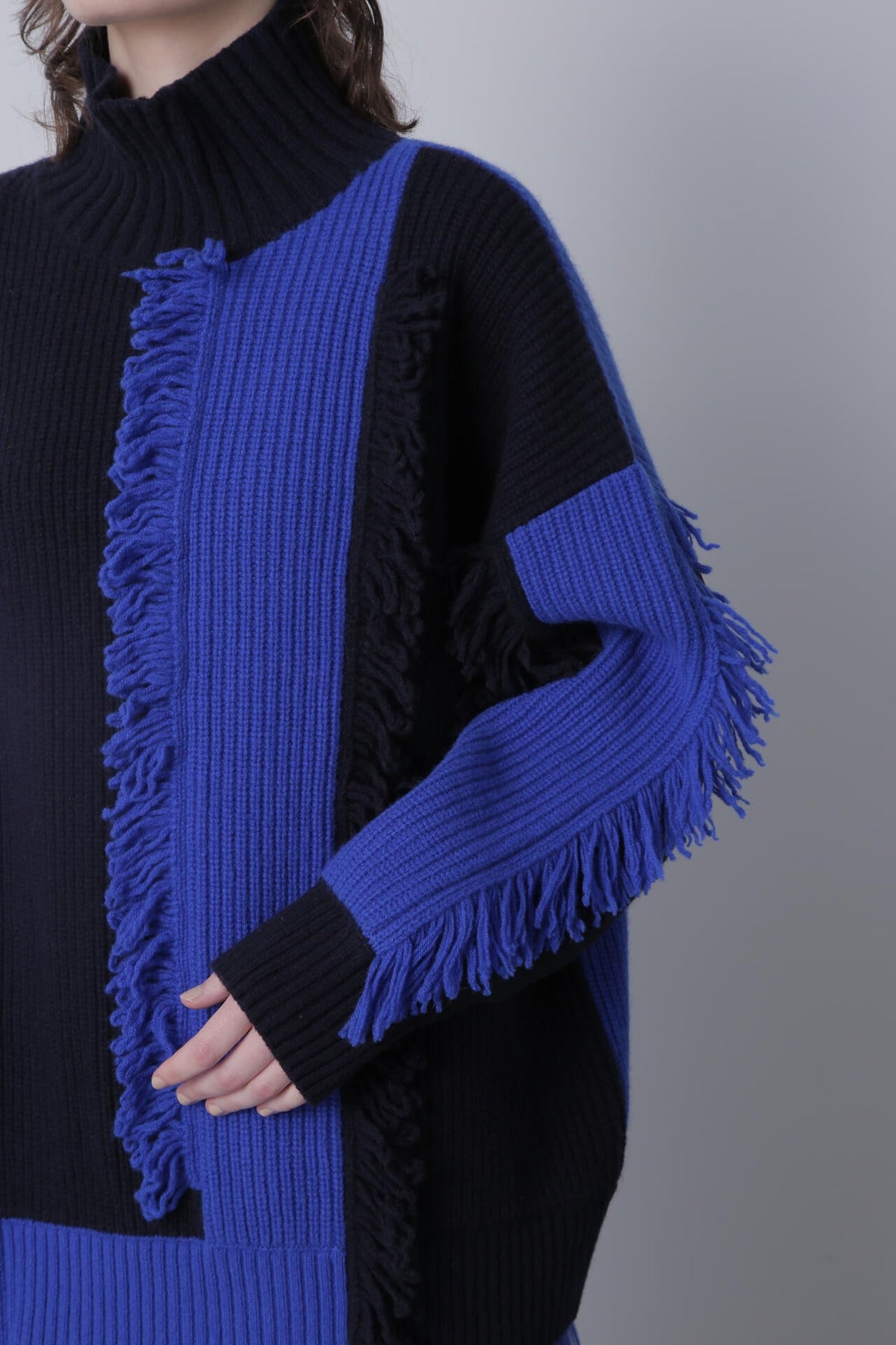 【TV着用】Sheer Combi Color Vibration Knits