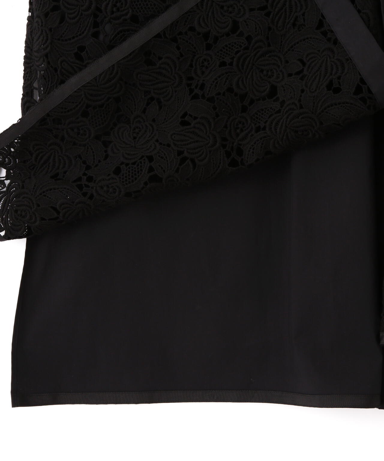 Lace Combi Shirt Dress